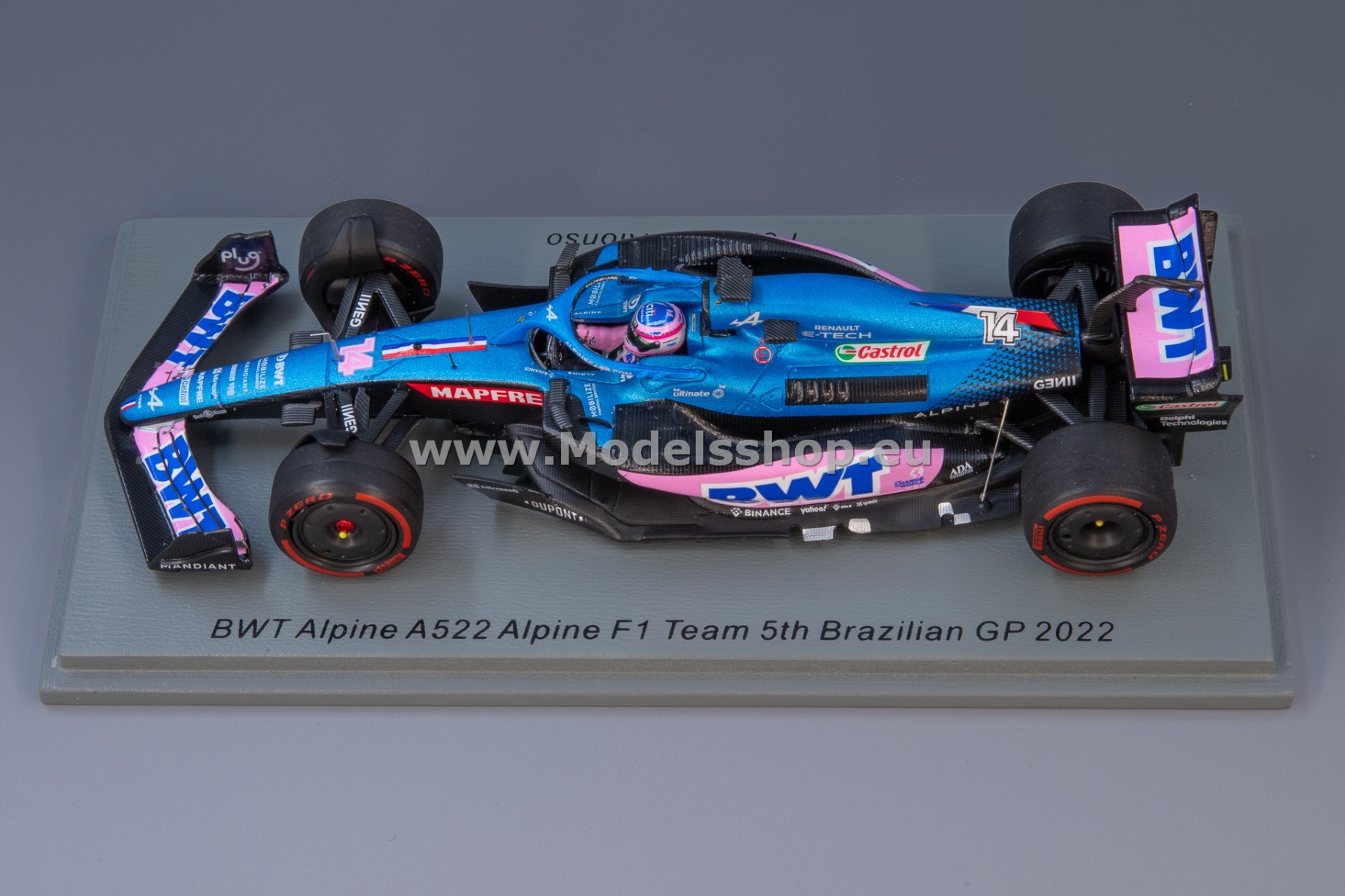 Spark S8555 BWT Alpine A522 No.14 Alpine F1 Team, 5th Brazilian GP