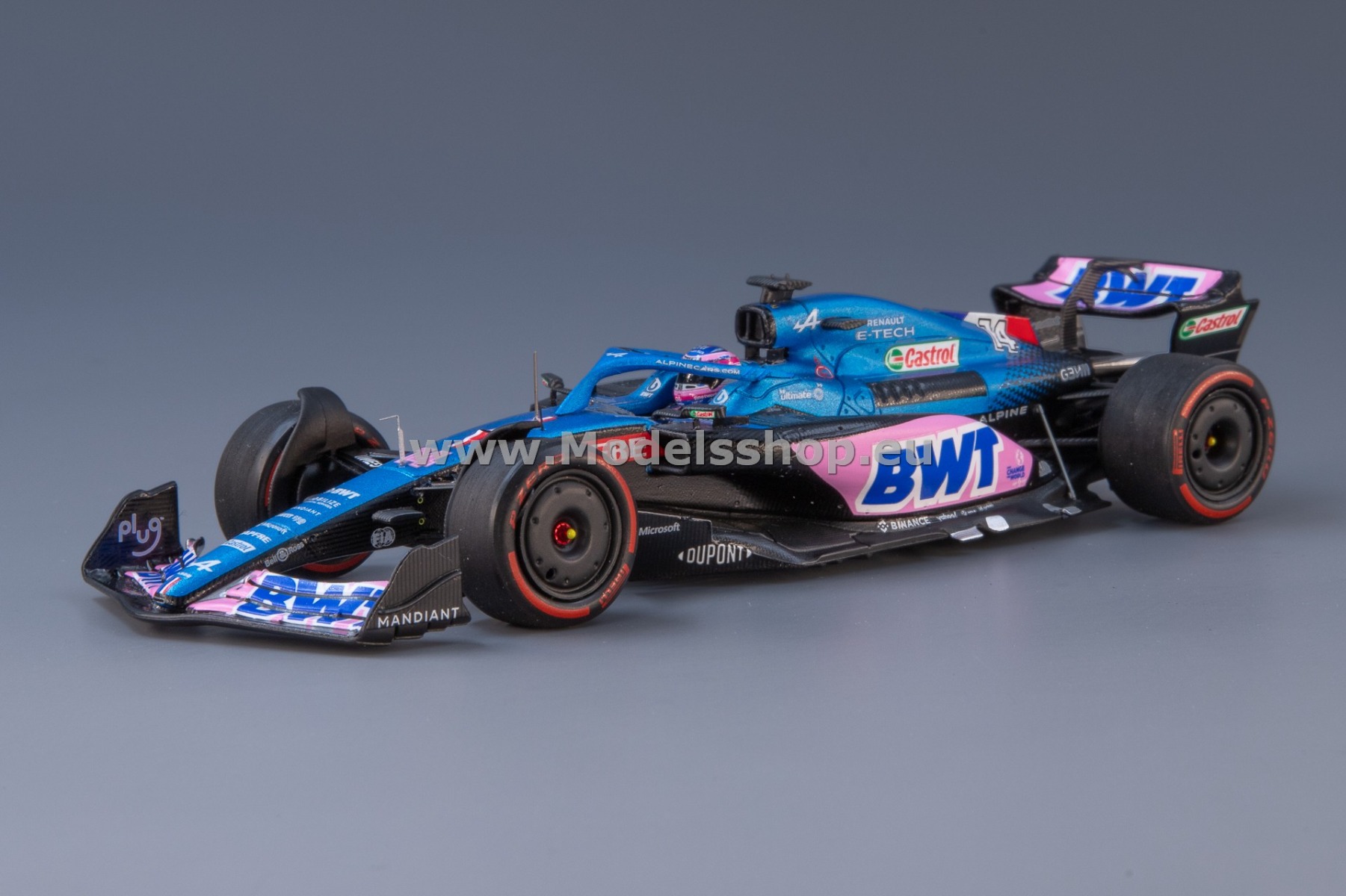 Spark S8555 BWT Alpine A522 No.14 Alpine F1 Team, 5th Brazilian GP 2022, Fernando Alonso