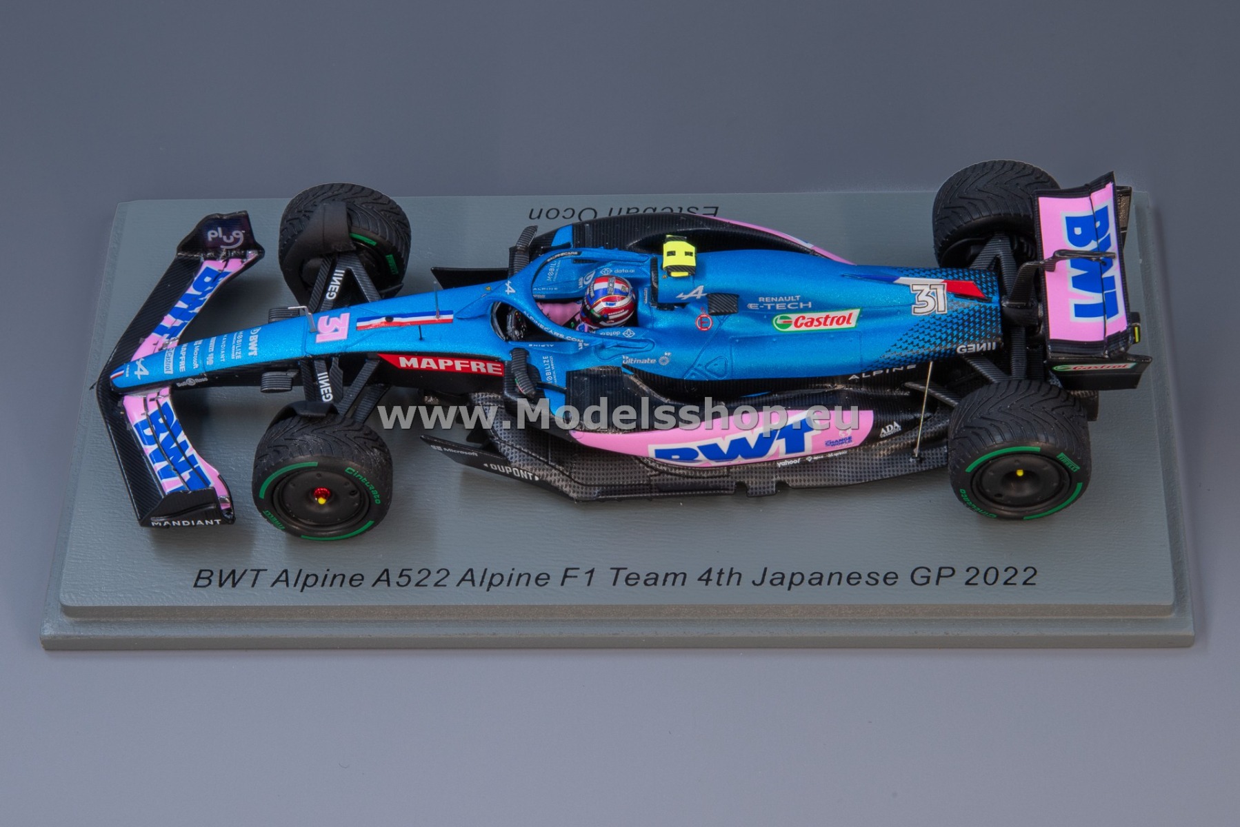 Spark S8558 BWT Alpine A522 No.31 Alpine F1 Team, 4th Japanese GP