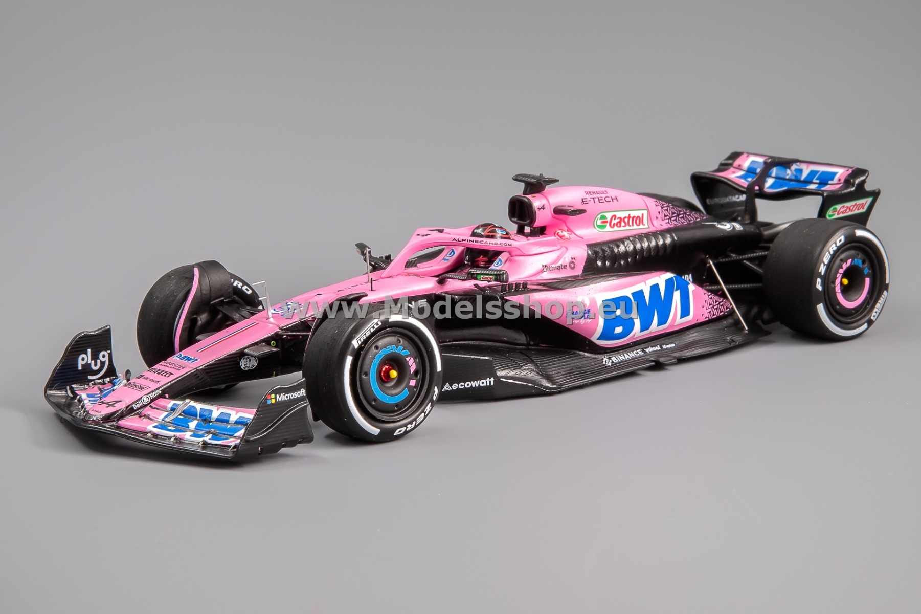 Spark S8568 Alpine A523, BWT Alpine F1 Team, No.31, Formula 1, 8th Saudi Arabian GP 2023 Esteban Ocon