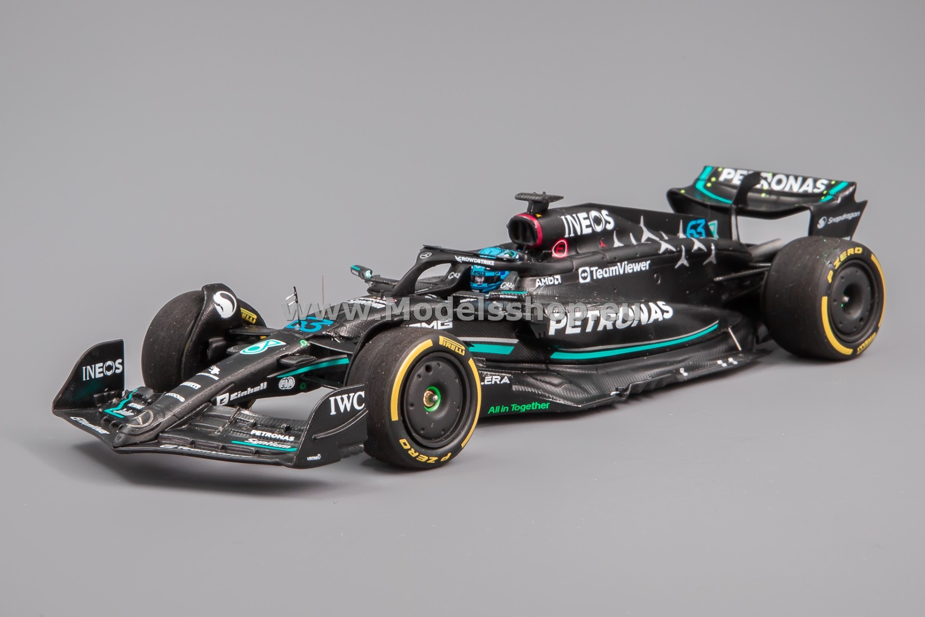 Spark S8591 Mercedes-AMG Petronas F1 W14 E Performance, No.63 Mercedes-AMG Petronas Formula One Team, F1, 5th British GP 2023, George Russell