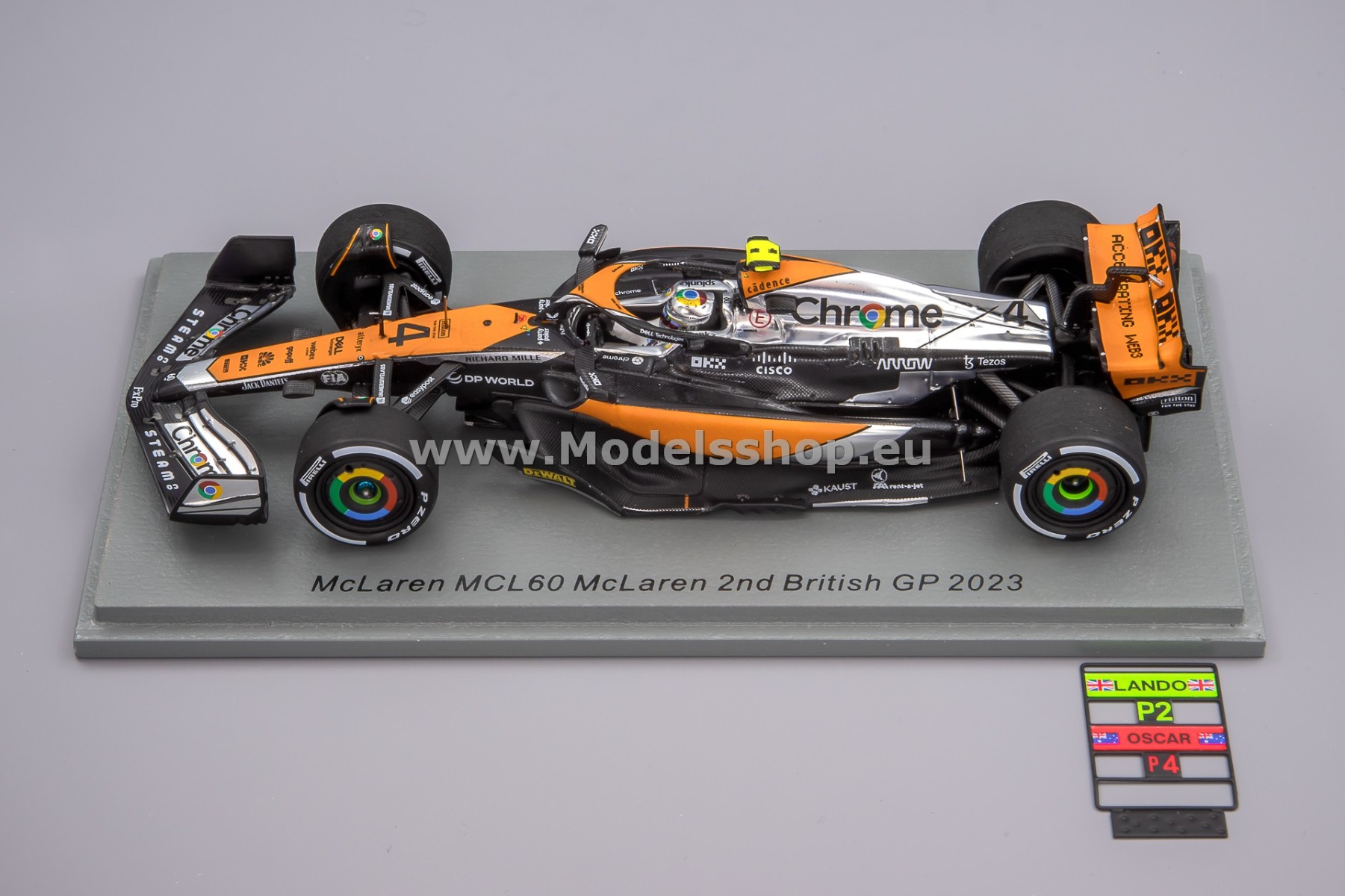専門ショップ Spark S8593 2nd 1, Formula McLaren No.4, MCL60, McLaren ミニカー