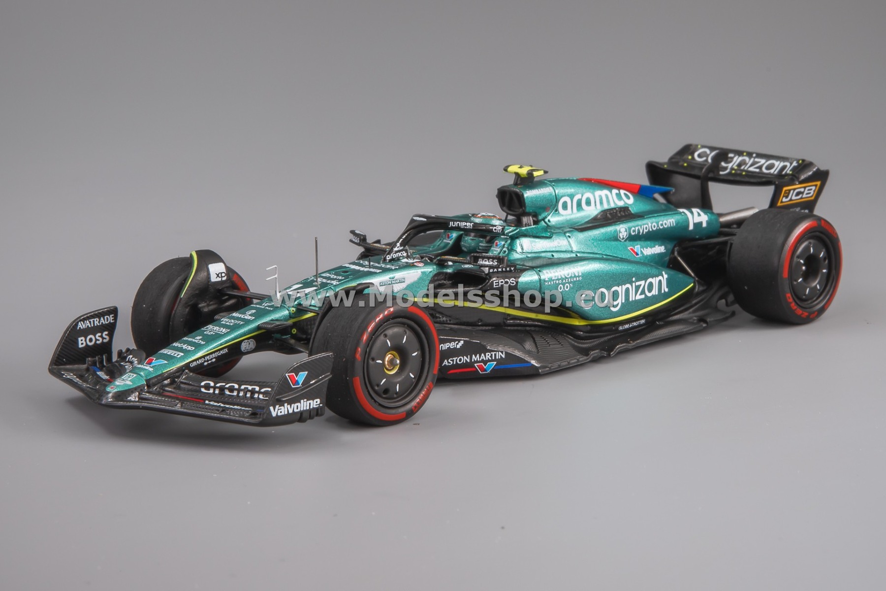 Spark S8595 Aston Martin AMR23, No.14 Aston Martin Aramco Cognizant F1 Team, Formula 1, 7th Siversone British GP 2023, Fernando Alonso