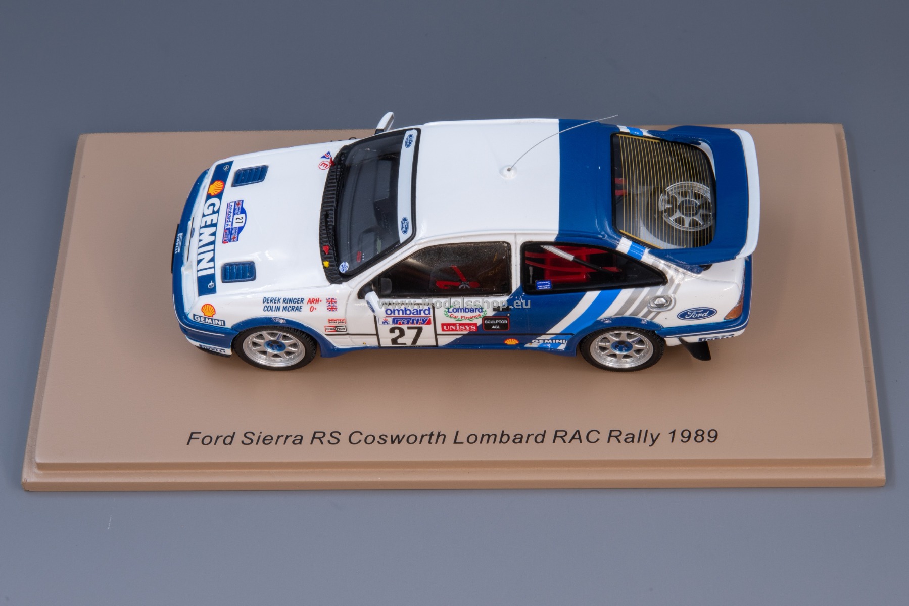 SPARK MODEL SB242 FORD SIERRA RS COSWORTH N.9 24 H SPA 1989 BORNEBUSCH-DE SORDI-SLAUS 1:43 Modellino