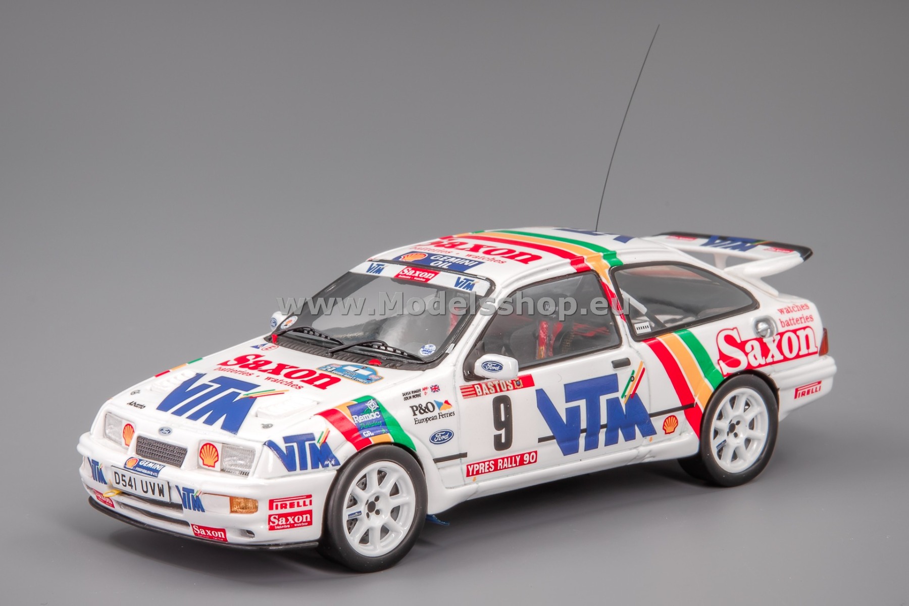 Spark S8709 Ford Sierra RS Cosworth, No. 9, 4th Ypres 24 Hours Rally 1990, Colin McRae - Derek Ringer