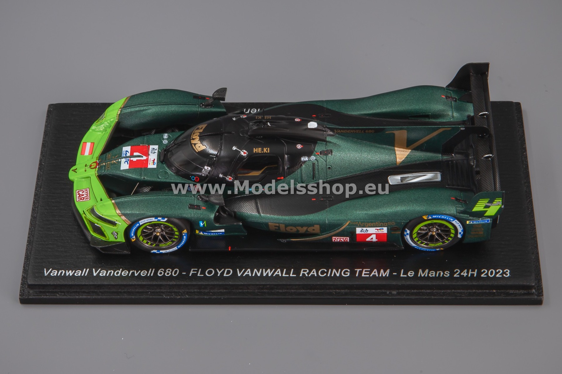 Spark S8722 Vanwall Vandervell 680, No.4, FLOYD VANWALL RACING