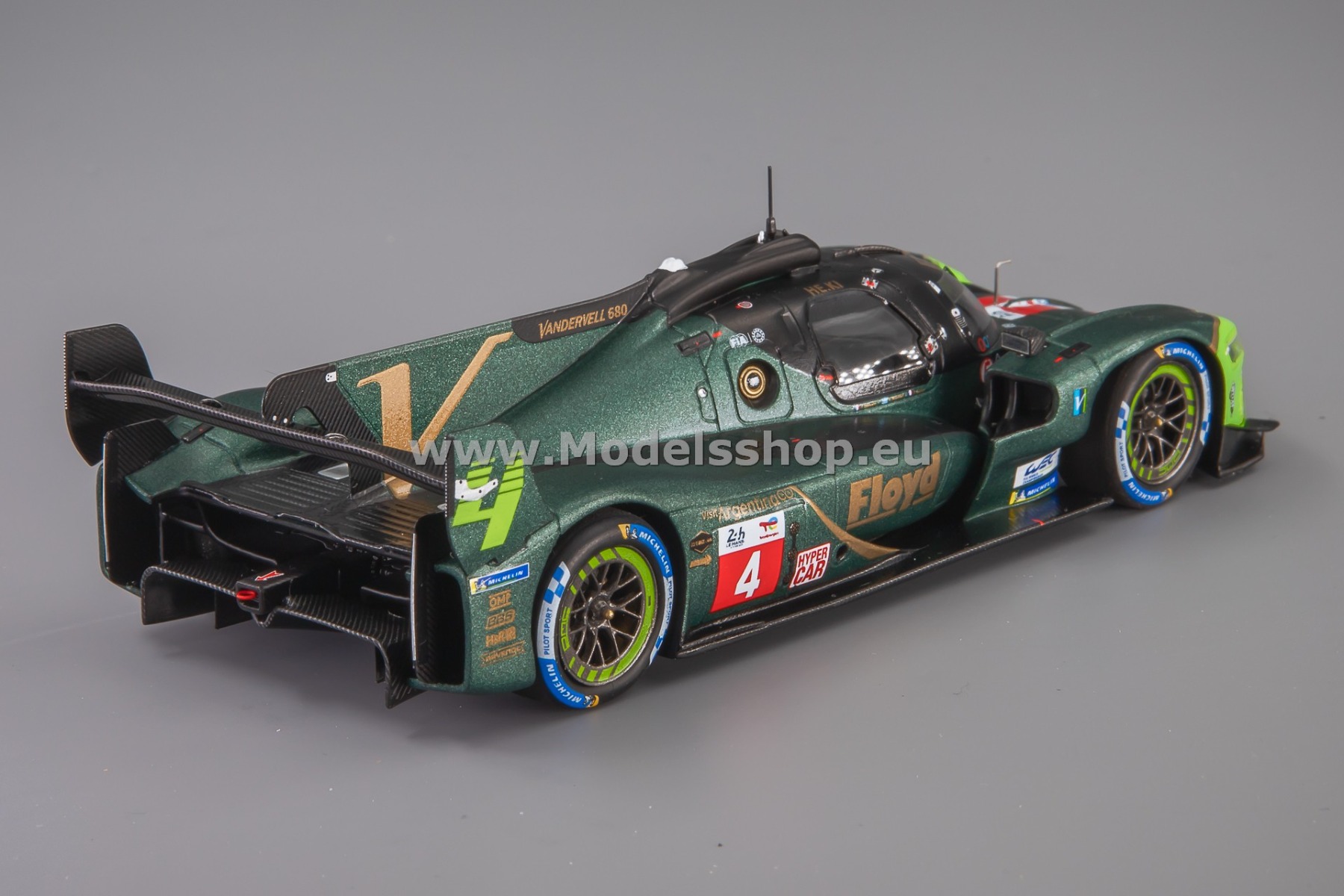 Spark S8722 Vanwall Vandervell 680, No.4, FLOYD VANWALL RACING TEAM, 24H Le Mans 2023, T. Spark S8722 Vanwall Vandervell 680, No.4, FLOYD VANWALL RACING TEAM, 24H Le Mans 2023, T.