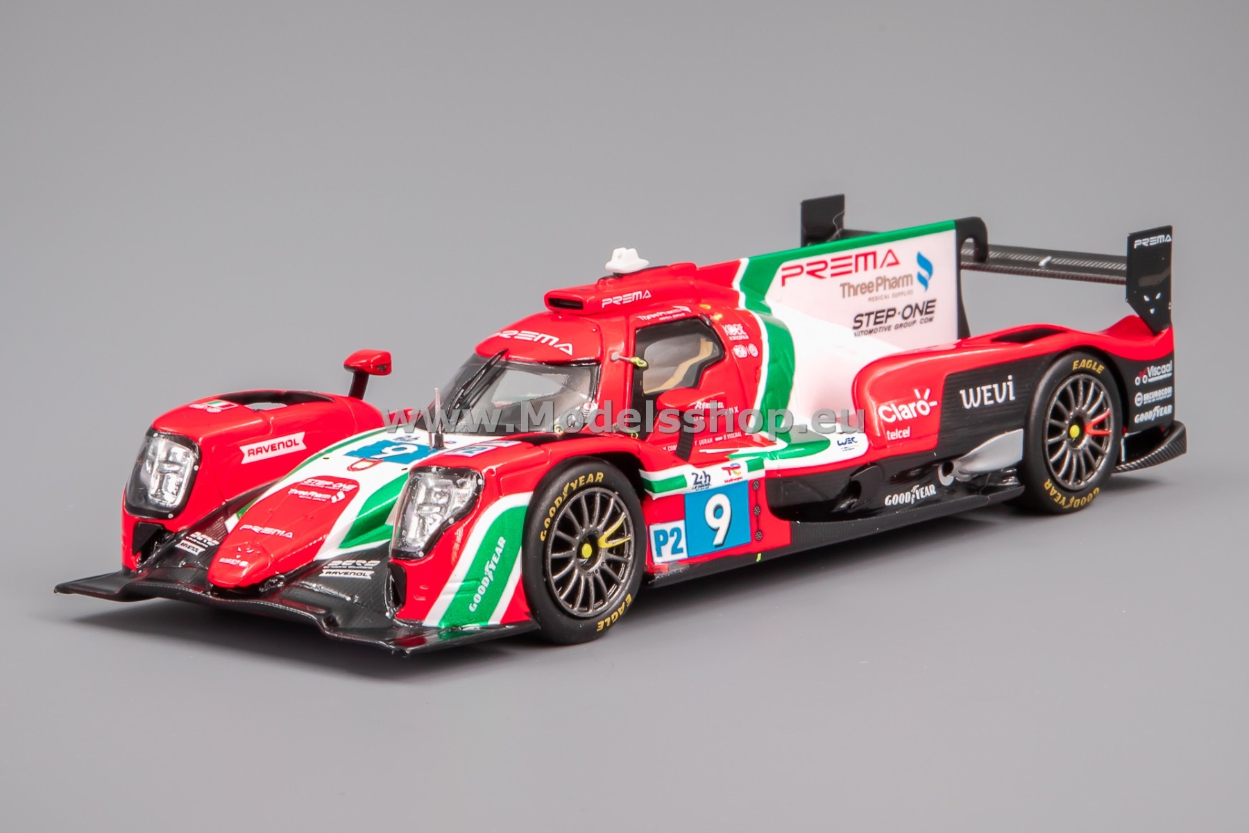 Spark S8734 Oreca 07 - Gibson, No.9, PREMA RACING, 24H Le Mans 2023 B. Viscaal - J-M. Correa - F. Ugran