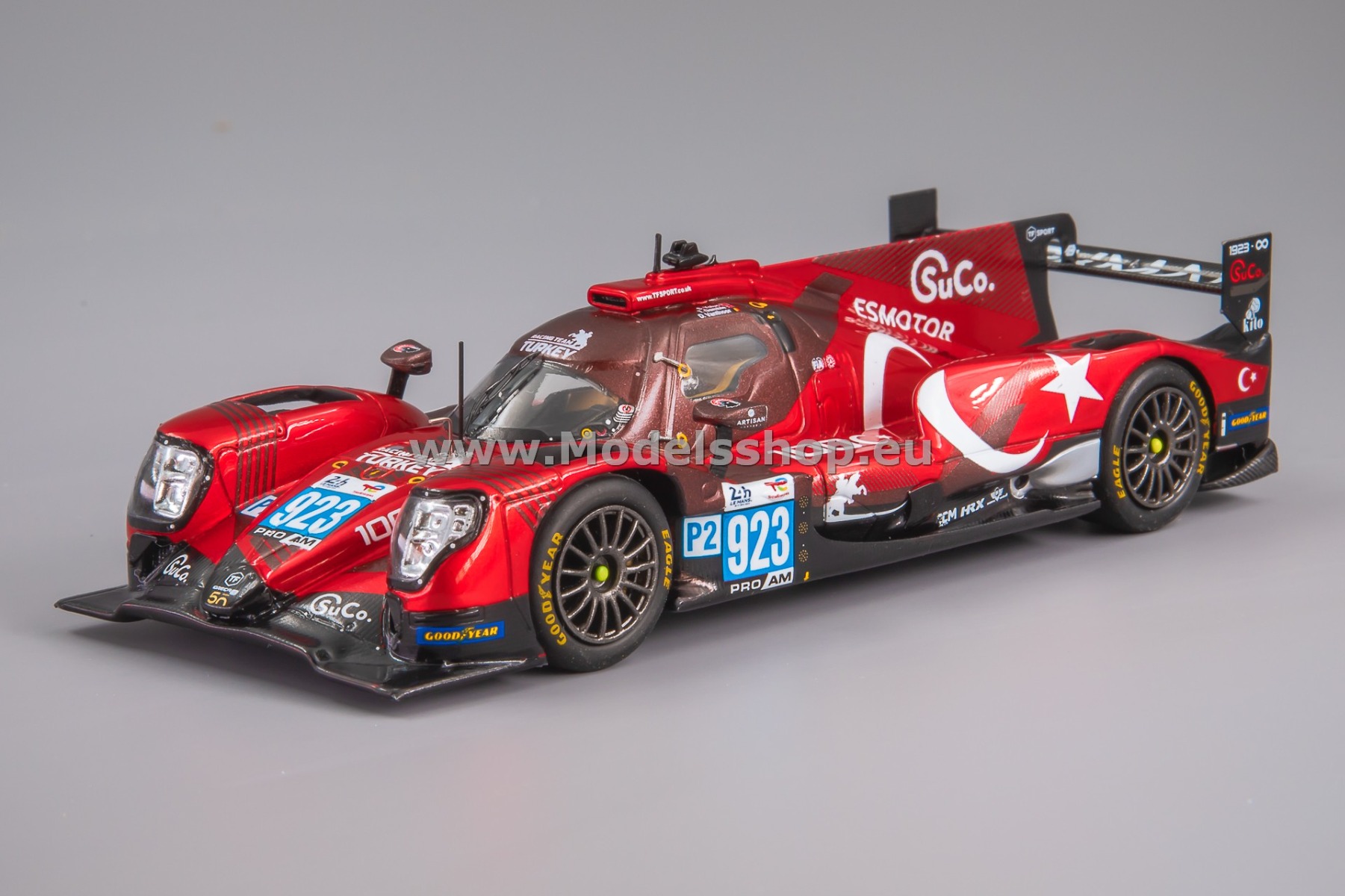 Spark S8757 Oreca 07 - Gibson, No.923. RACING TEAM TURKEY, 24H Le Mans 2023, S. Yoluç - T. Gamble - D. Vanthoor
