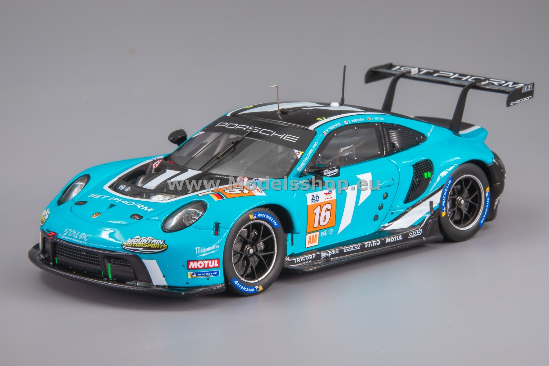 Spark S8758 Porsche 911 RSR - 19, No.16, PROTON COMPETITION, 24H Le Mans 2023, R. Hardwick - Z. Robichon - J. Heylen