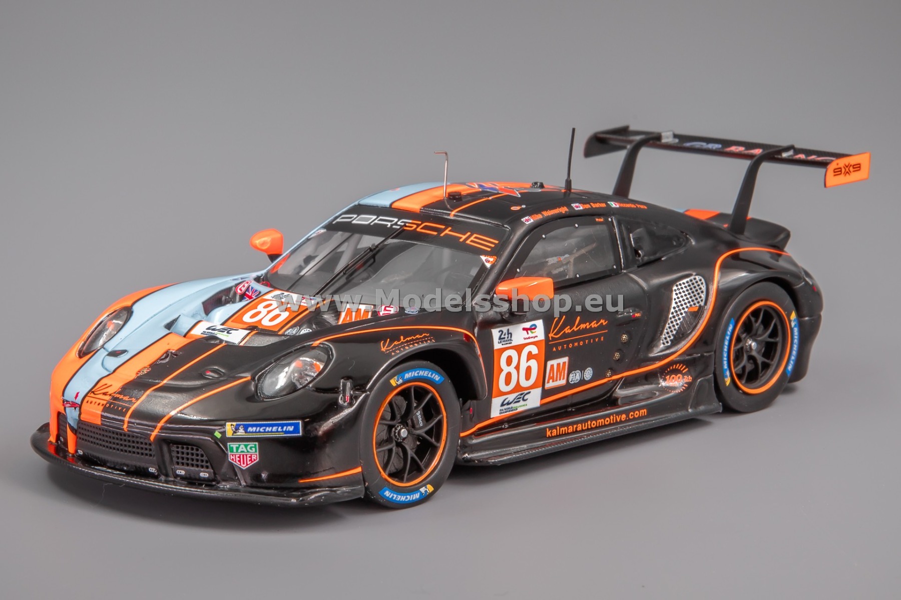 Spark S8767 Porsche 911 RSR - 19, No.86, GR RACING, 3rd LM GTE AM class, 24H Le Mans 2023, M. Wainwright - B. Barker - R. Pera