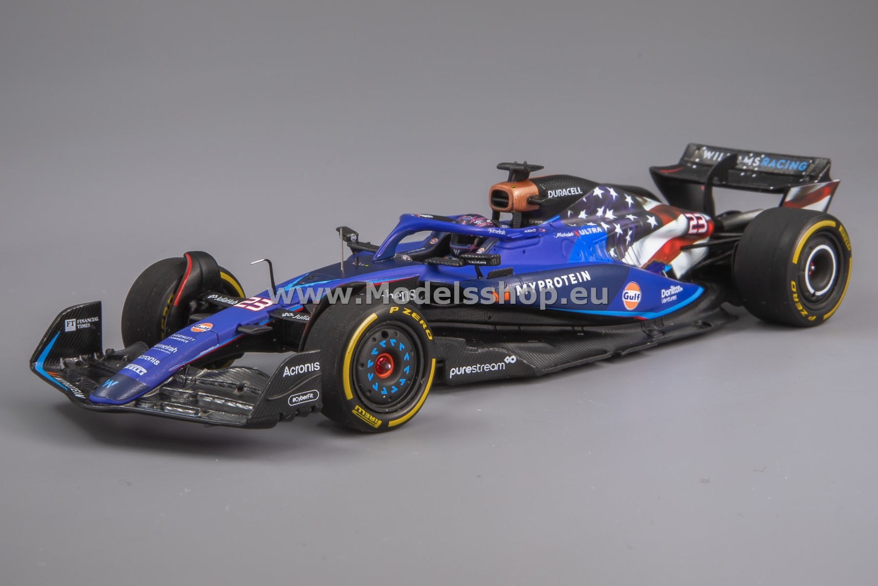 Spark S8917 Williams F1 FW4,5 No.23, Williams Racing Formula 1, 9th USA GP 2023, Alex Albon