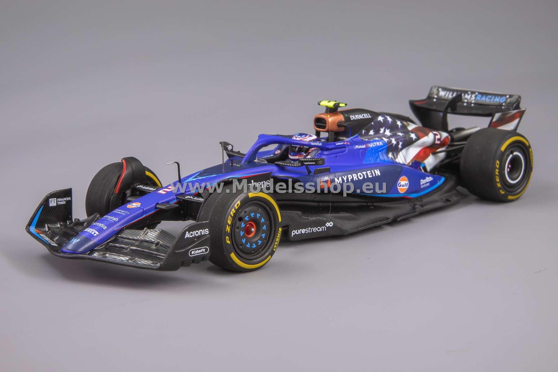 Spark S8918 Williams F1 FW45, No.2, Williams Racing Formula 1, 10th USA GP 2023, Logan Sargeant