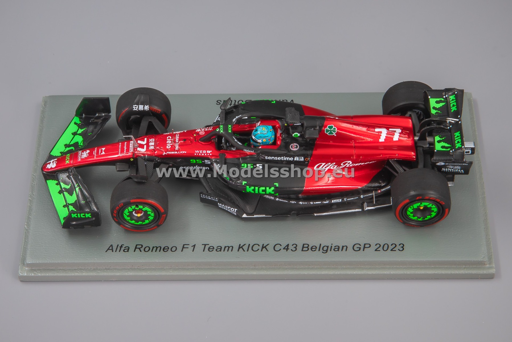 Spark S8921 Alfa Romeo F1 Team Stake C43, No.77, Alfa Romeo