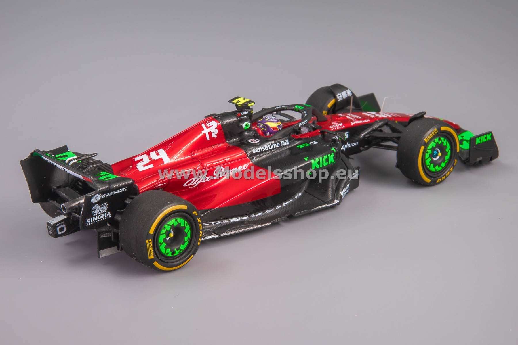 Spark 1/43 Alfa Romeo Racing C39 シェイクダウン Alfa Romeo F1 C39 #7 Kimi Raikkonen Fiorano Shakedown
