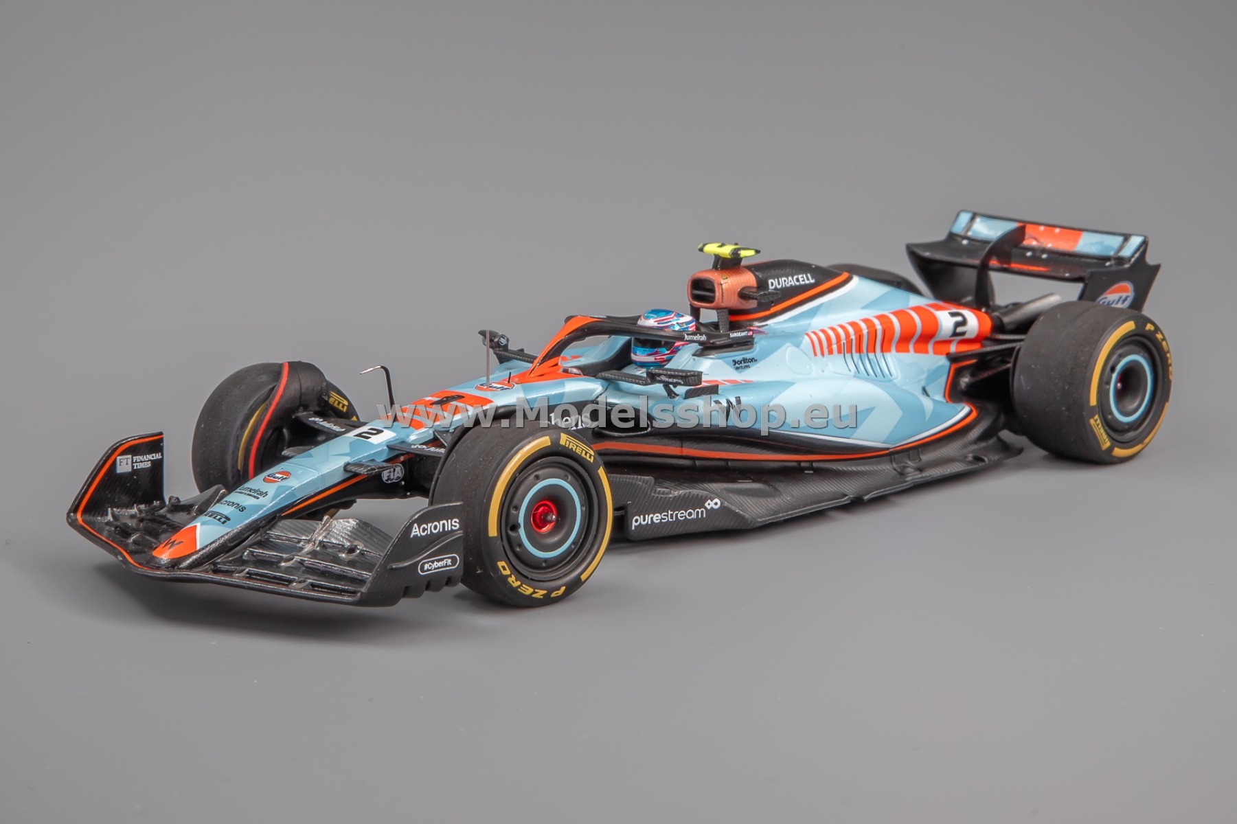 Spark S8931 Williams F1 FW45, No.2, Williams Racing F1, Formula 1 Singapore GP 2023, Logan Sargeant