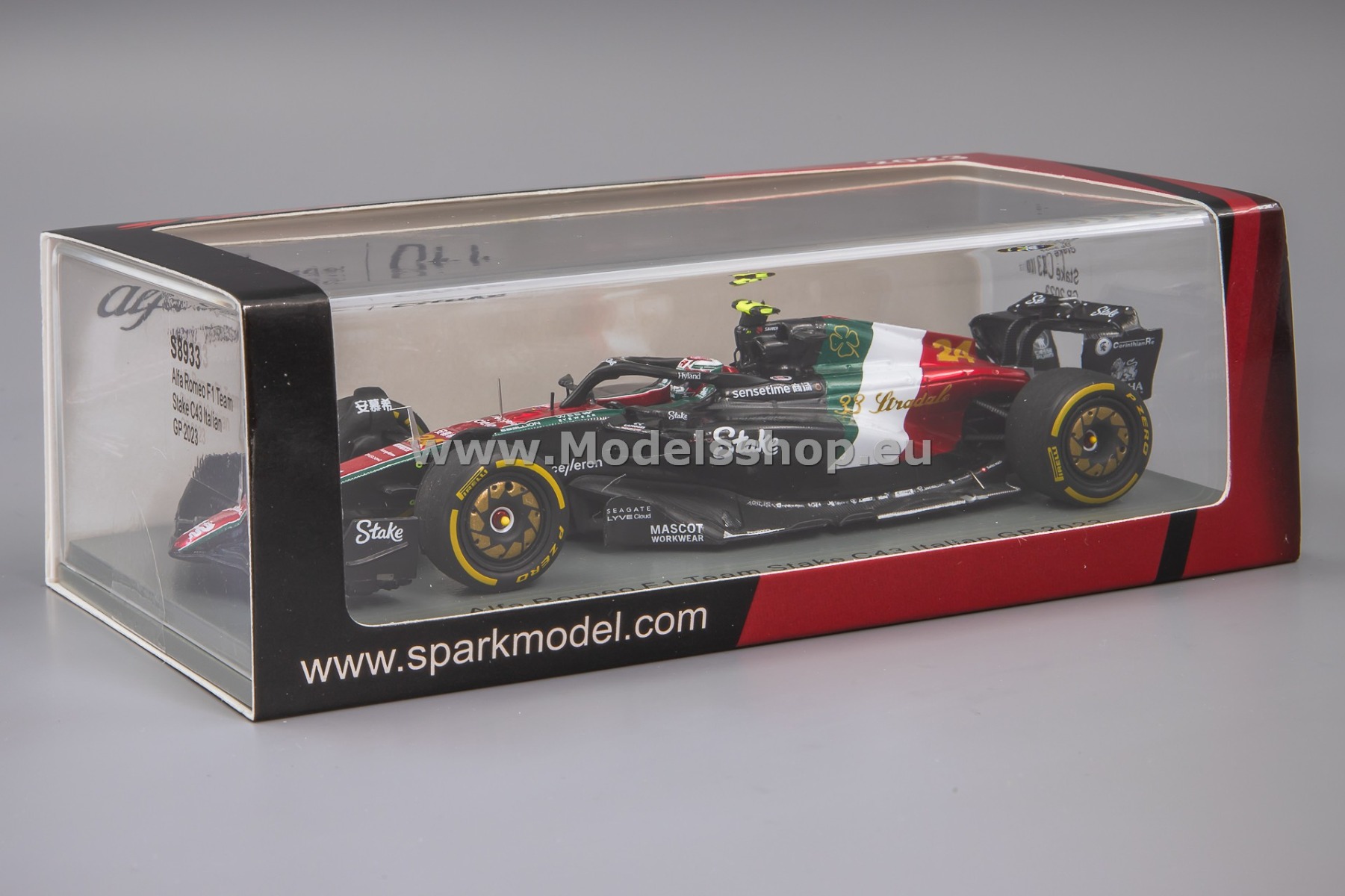 Spark S8933 Alfa Romeo F1 Team Stake C43, No.24, Alfa Romeo