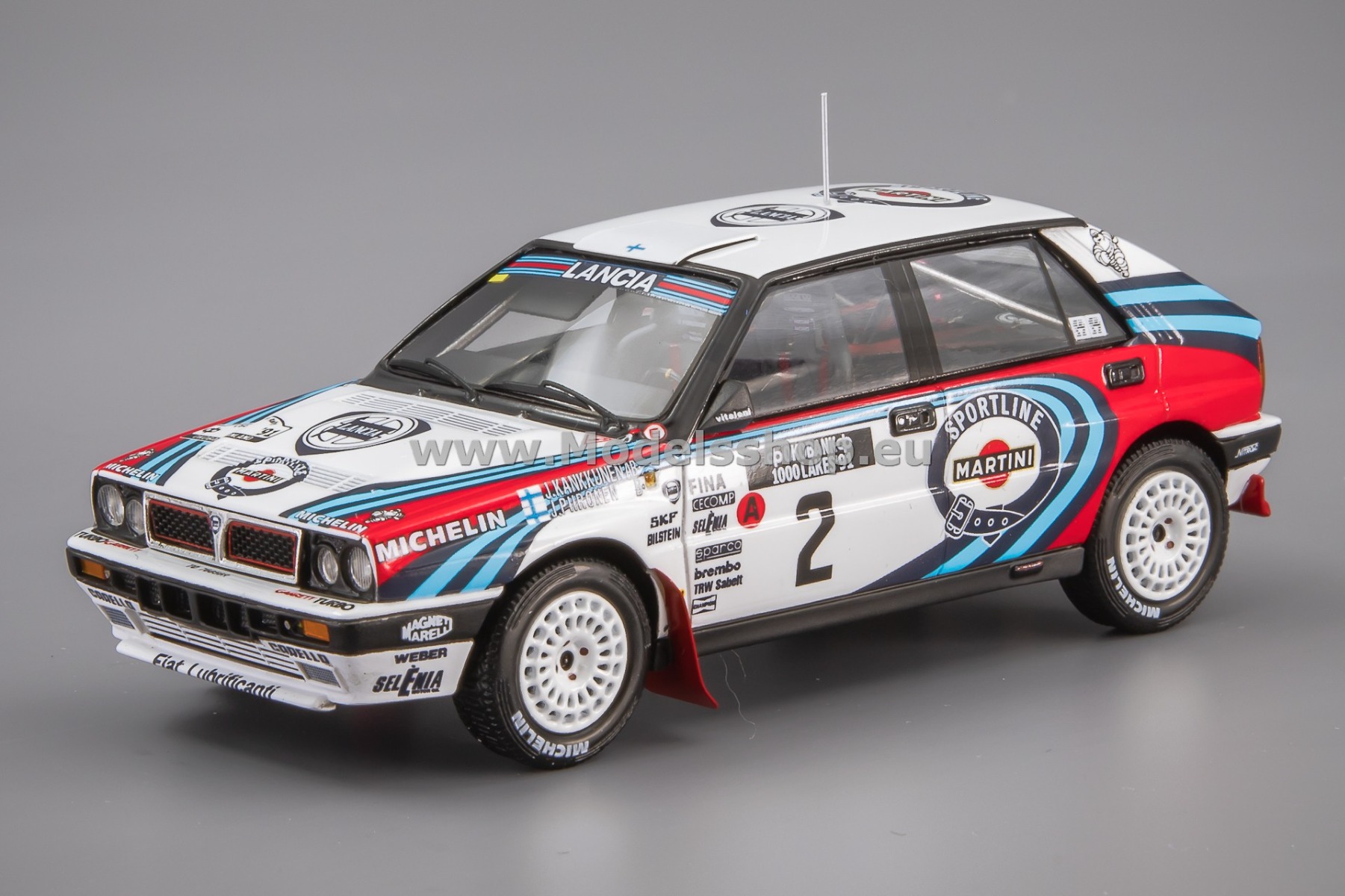 Spark S9010 Lancia Delta HF Integrale 16V, No.2, Winner 1000 Lakes Rally 1991, J. Kankkuken / J. Piironen