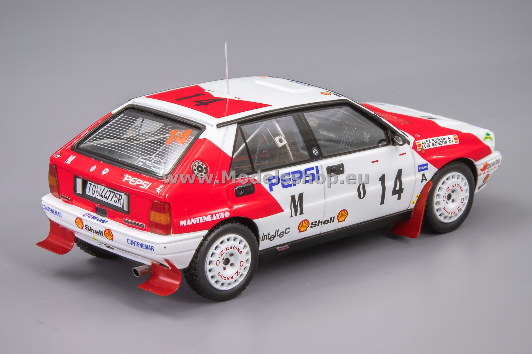 Spark 1:43 Lancia Delta Integrale 16V #14 7th Rallye