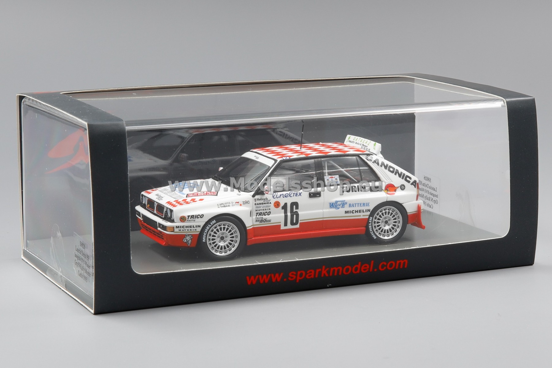 Spark S9026 Lancia Delta HF Intergrale EVO No.16 Winner Grp N