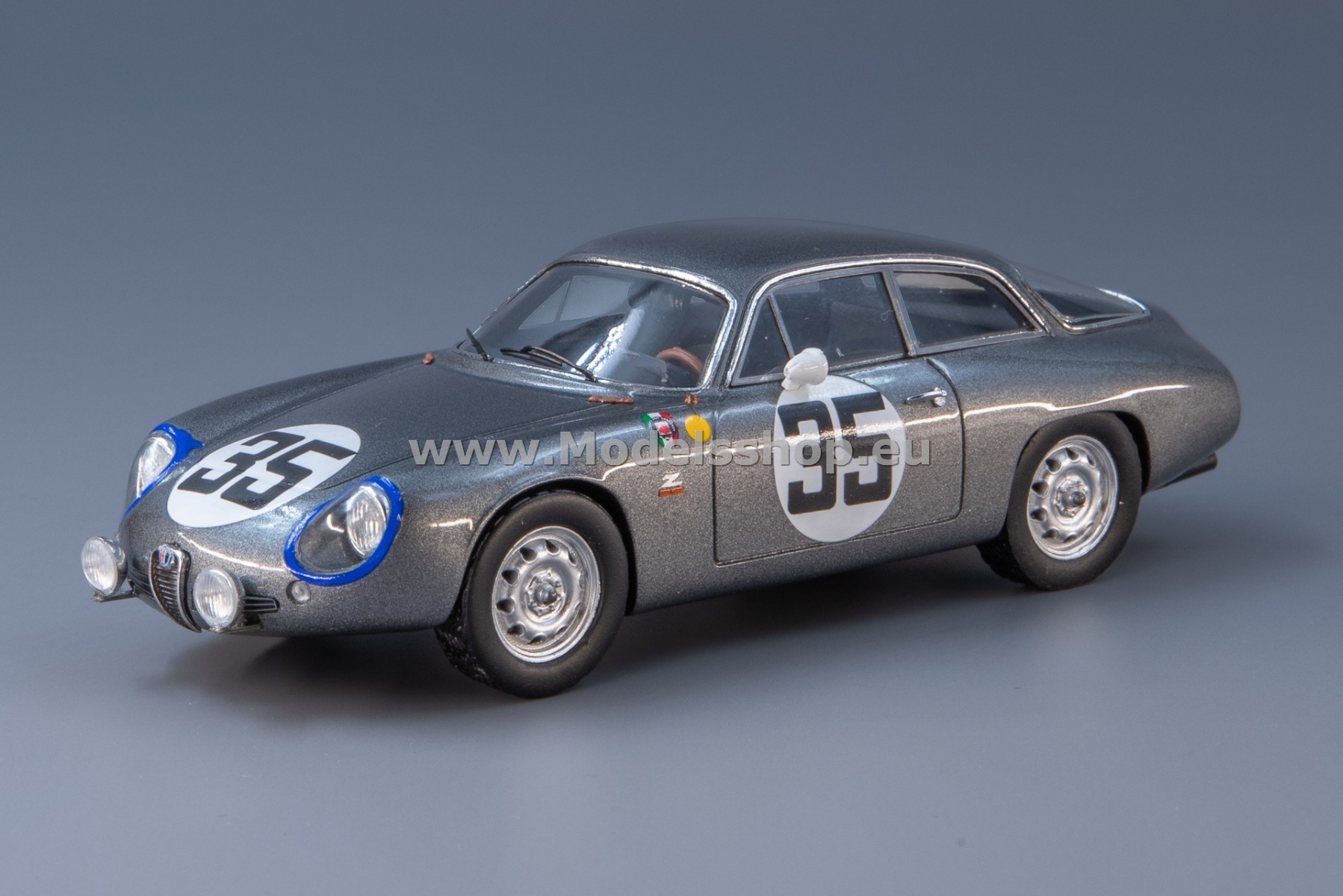 Alfa Romeo Giulietta Sport Zagato No.35, Scuderia St. Ambroeus, Le Mans 1963, Giampiero Biscaldi - “Kim” (Sergio Pedretti)