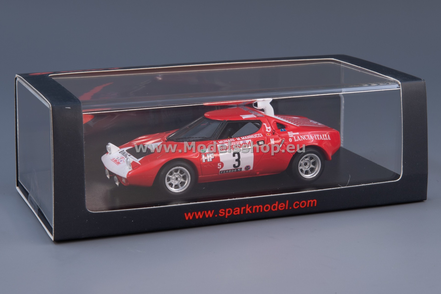 Spark S9070 Lancia Stratos HF No.3 Tour de Corse 1972 S
