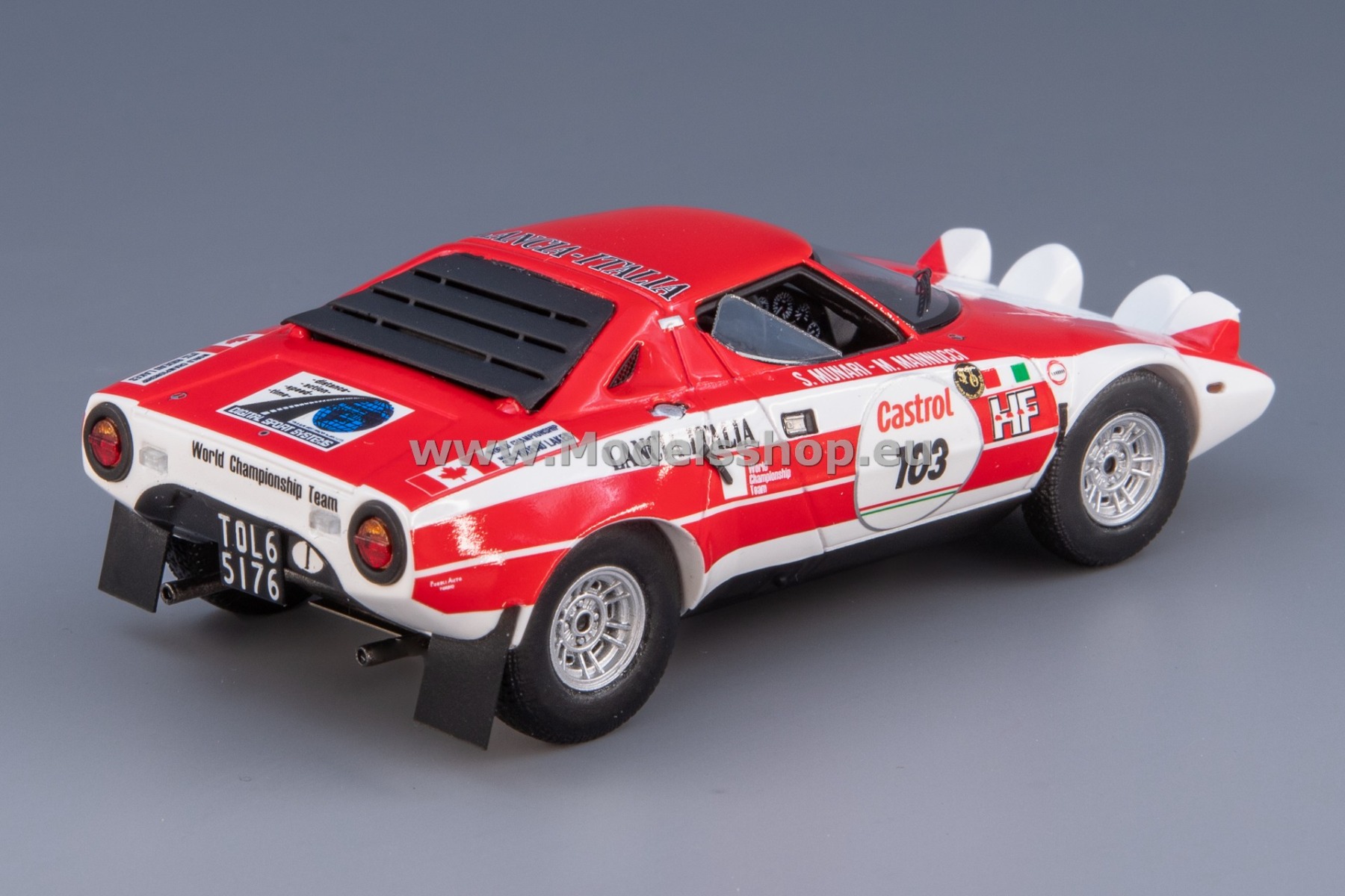 Spark S9077 Lancia Stratos HF No.103, Winner Rally Rideau Lakes