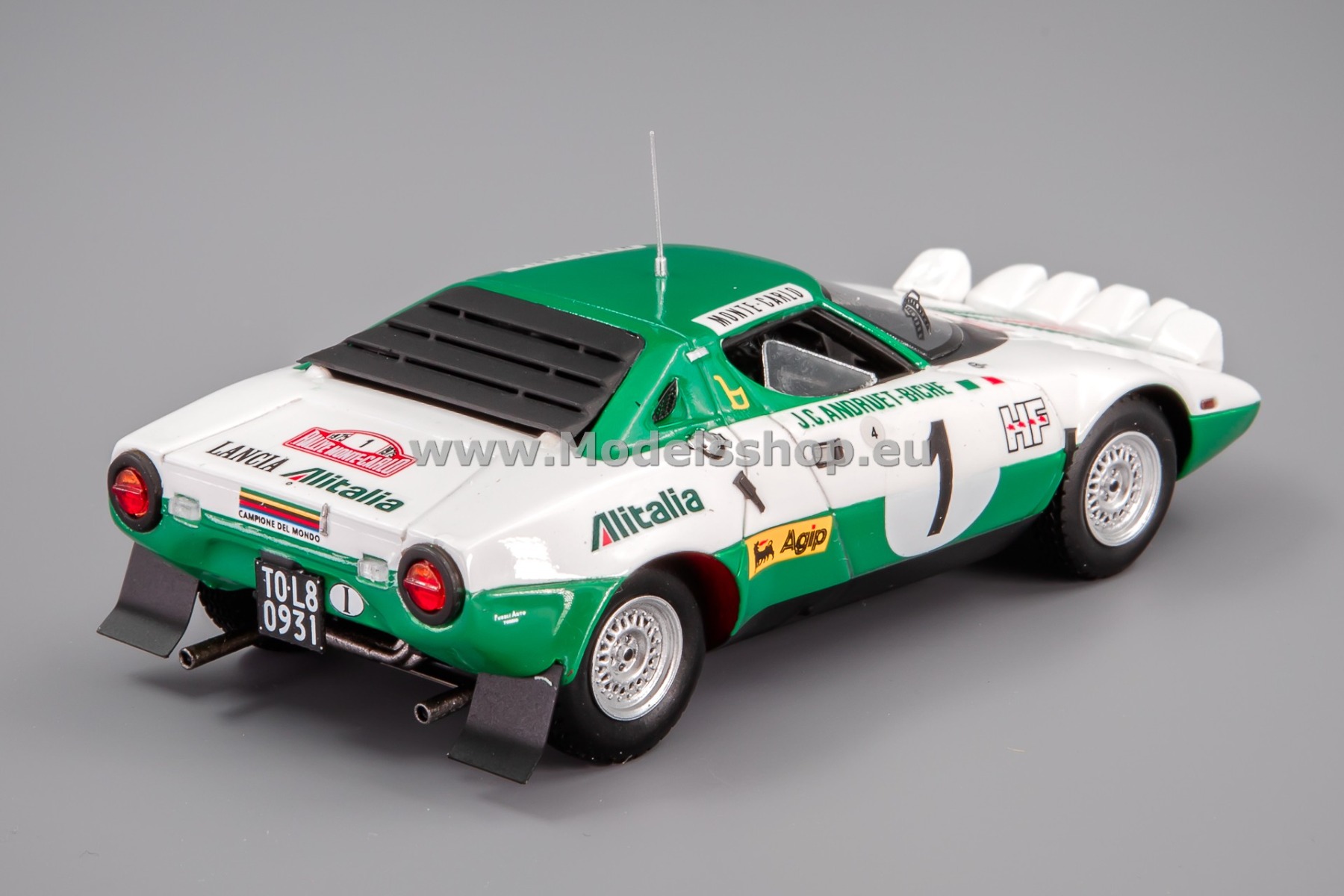 Spark S9079 Lancia Stratos HF, No.1 Rally Monte Carlo 1975