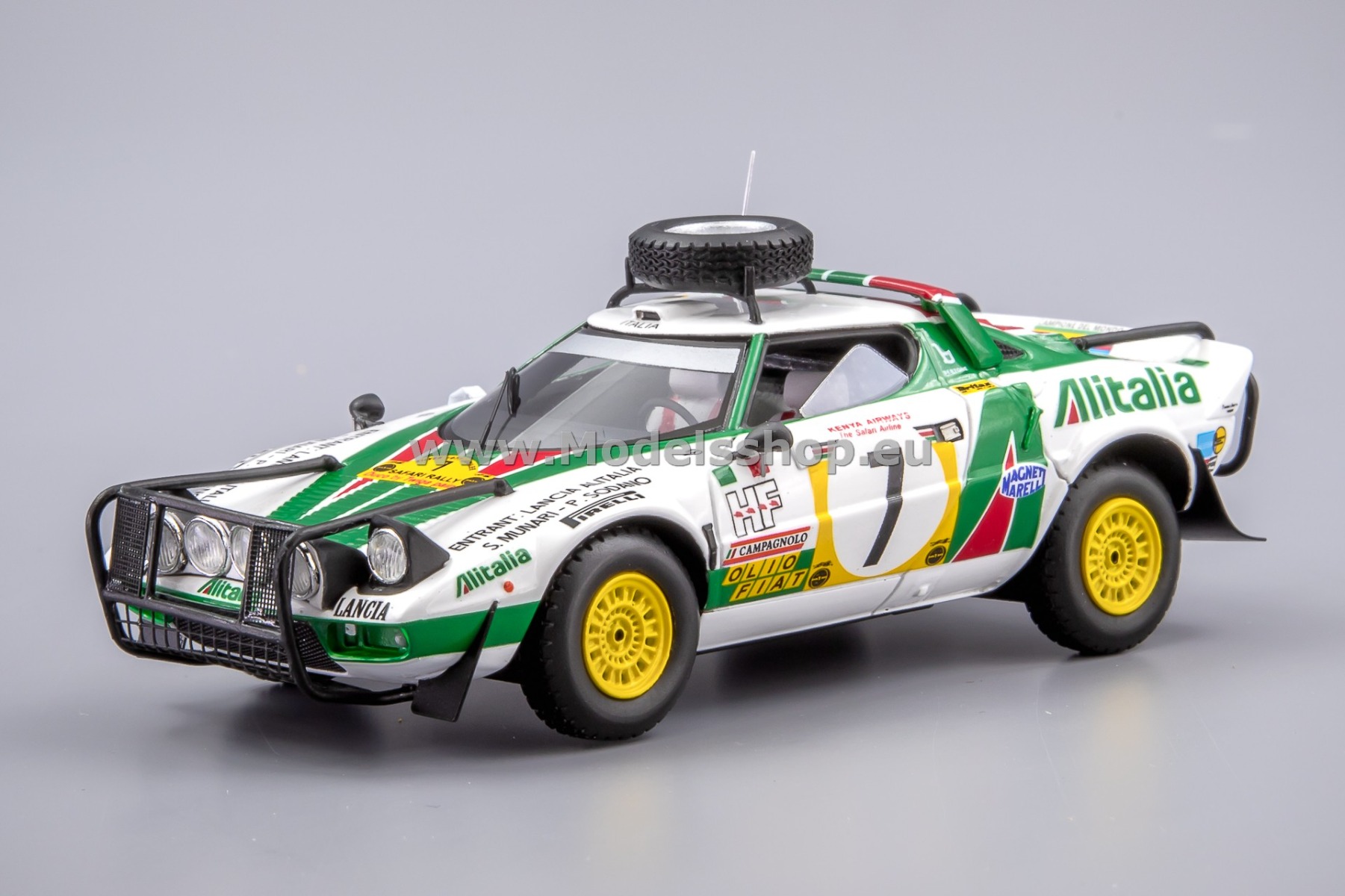 Spark S9091 Lancia Stratos HF No.7, 3rd Safari Rally 1977, S. Munari - P. Sodano