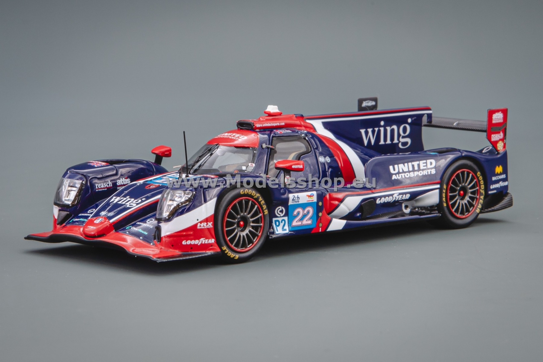 Spark S9133 Oreca 07 - Gibson No.22 United Autosports Winner LMP2 class Le Mans 24H 2024 O. Jarvis - B. Garg - N. Siegel