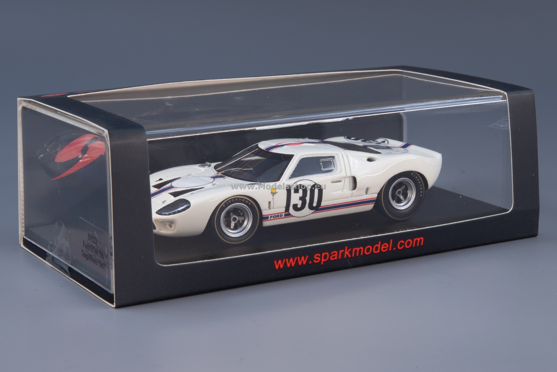 Spark S9222 Ford GT40 No. 130, 5th Targa Florio 1967, Henri Spark S9222 Ford GT40 No. 130, 5th Targa Florio 1967, Henri