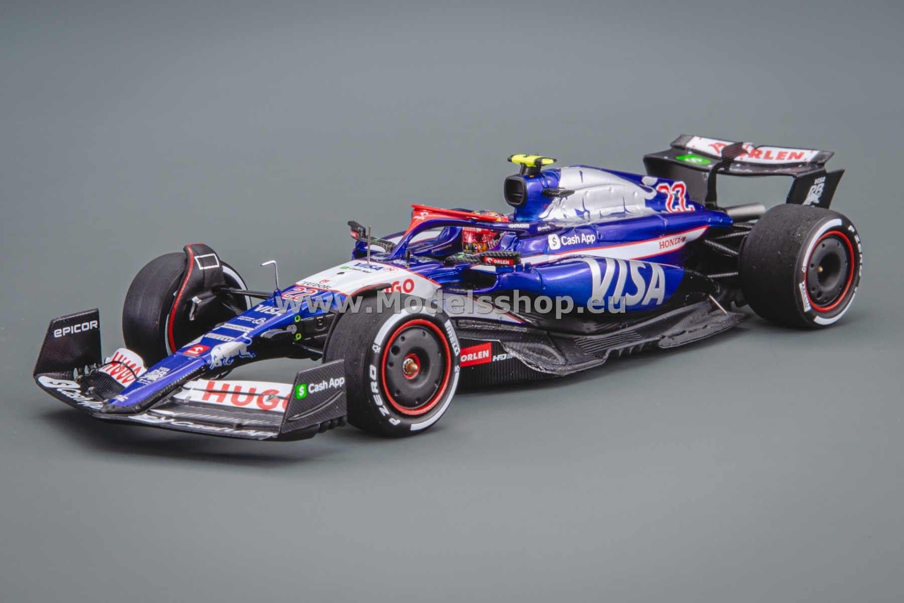 Spark S9522 Visa Cash App RB Formula One Team VCARB 01 No.22, F1 Fomula 1 Saudi Arabian GP 2024 Yuki Tsunoda