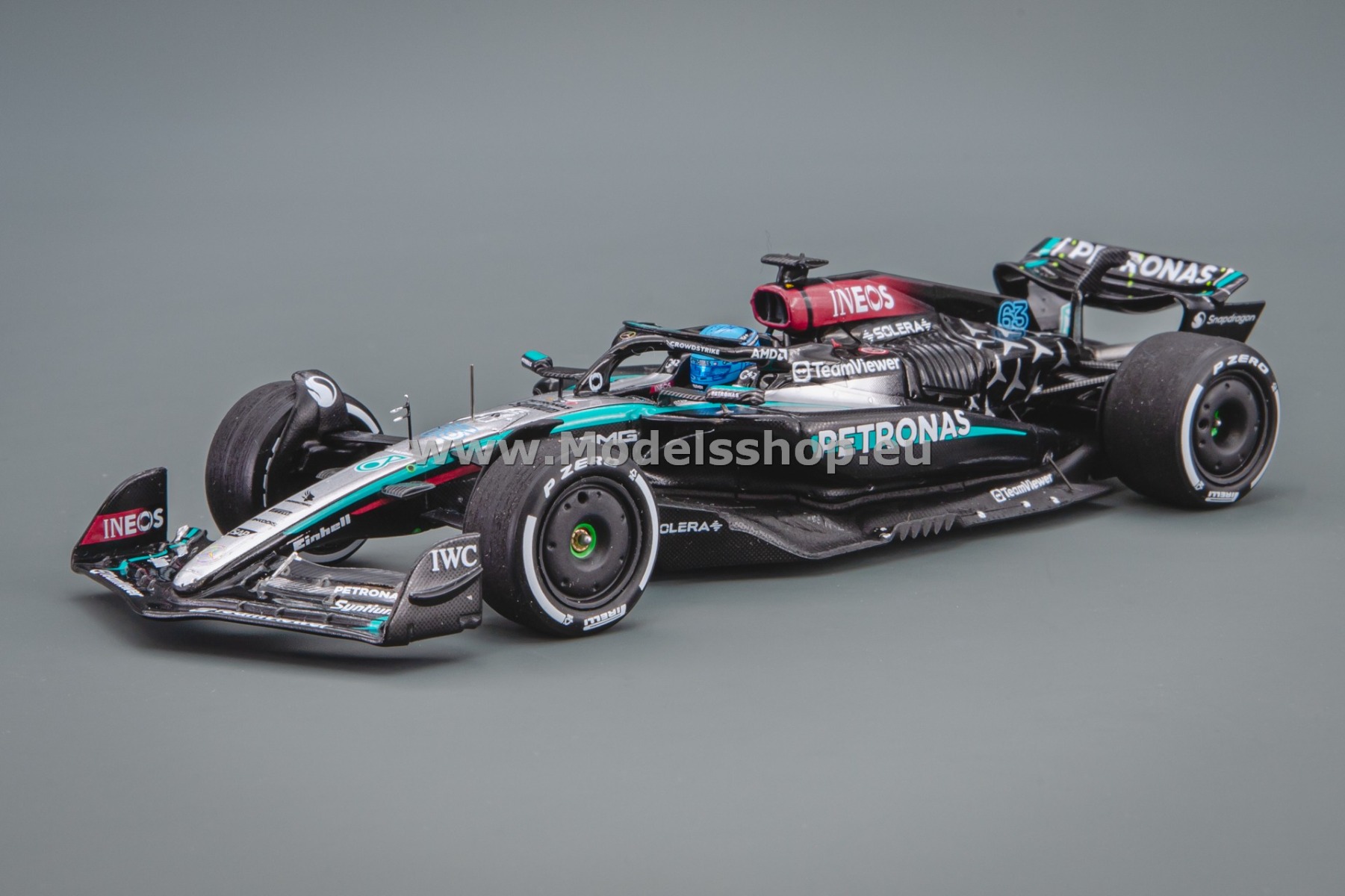 Spark S9532 Mercedes-AMG Petronas Formula One Team No.63 F1 W15 E Performance, Formula 1 Winner Austrian GP 2024 George Russell