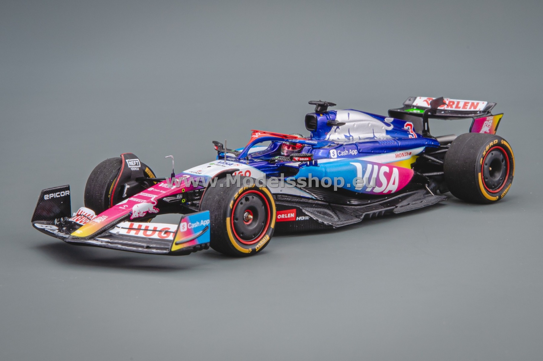 Spark S9535 Visa Cash App RB Formula One Team VCARB 01 No.3, F1 Formula 1 Miami GP 2024 Daniel Ricciardo