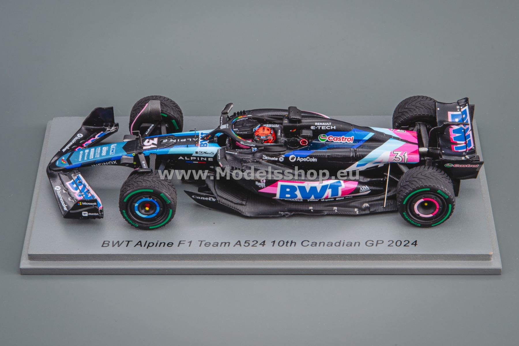 Spark S9537 BWT Alpine F1 Team A524 No.31, Formula 1 10th Canadian