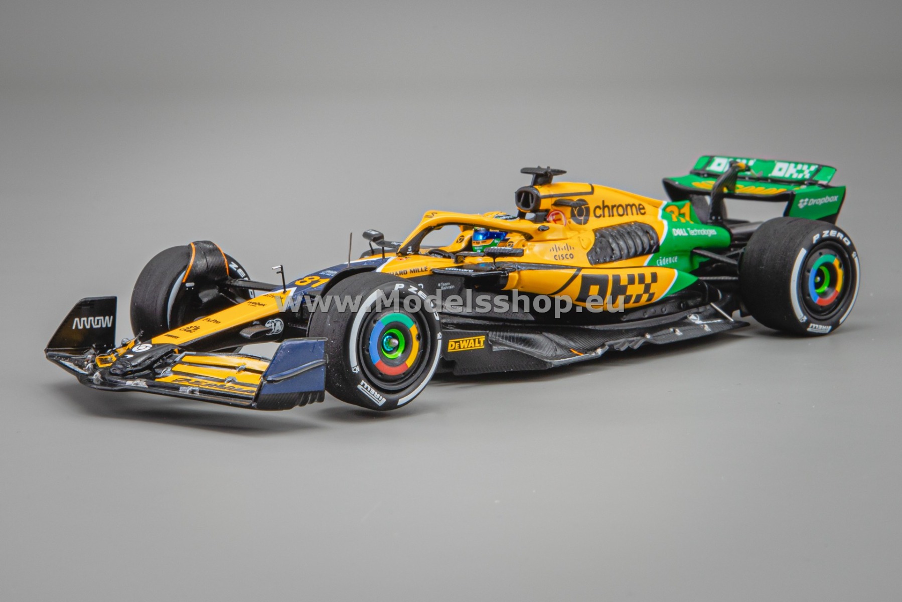 Spark S9539 McLaren Formula 1 Team MCL38, No.81, 2nd Monaco F1 GP 2024, Oscar Piastri