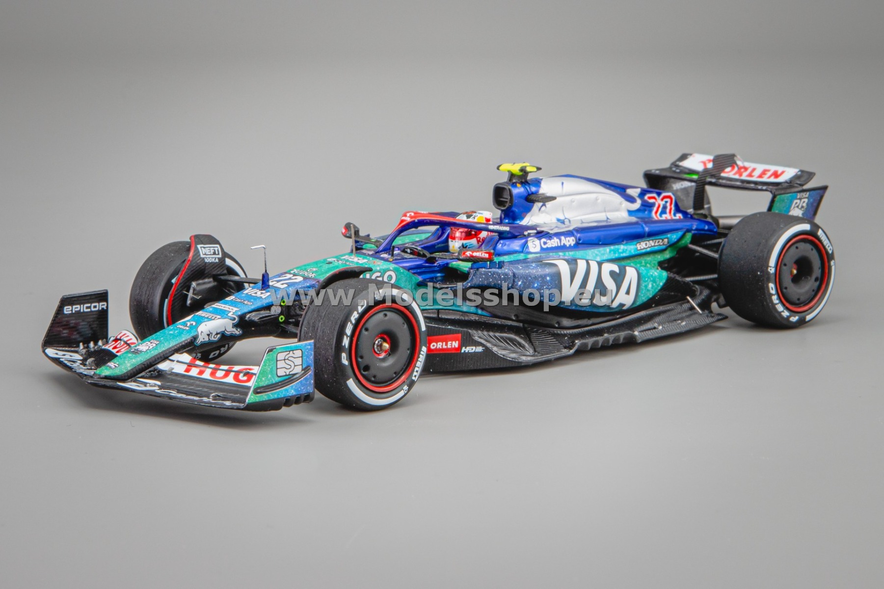 Spark S9548 Visa Cash App RB F1 Team VCARB 01, No.22, Visa Cash App RB F1 Team, 9th Formula 1 Las Vegas GP 2024, Yuki Tsunoda