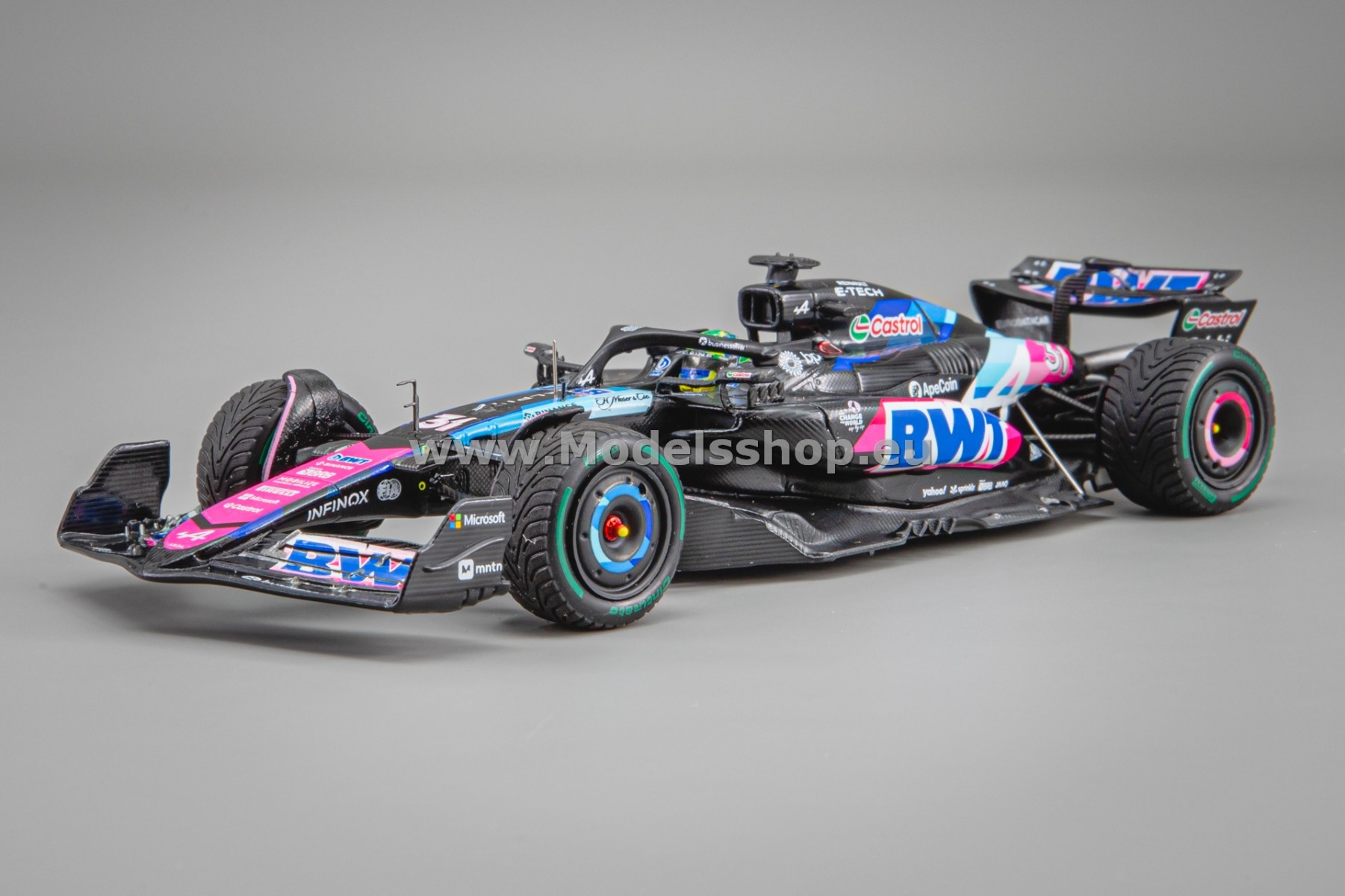 Spark S9551 BWT Alpine F1 Team A524, No.31, 2nd Formula 1 Brazilian GP 2024, Esteban Ocon