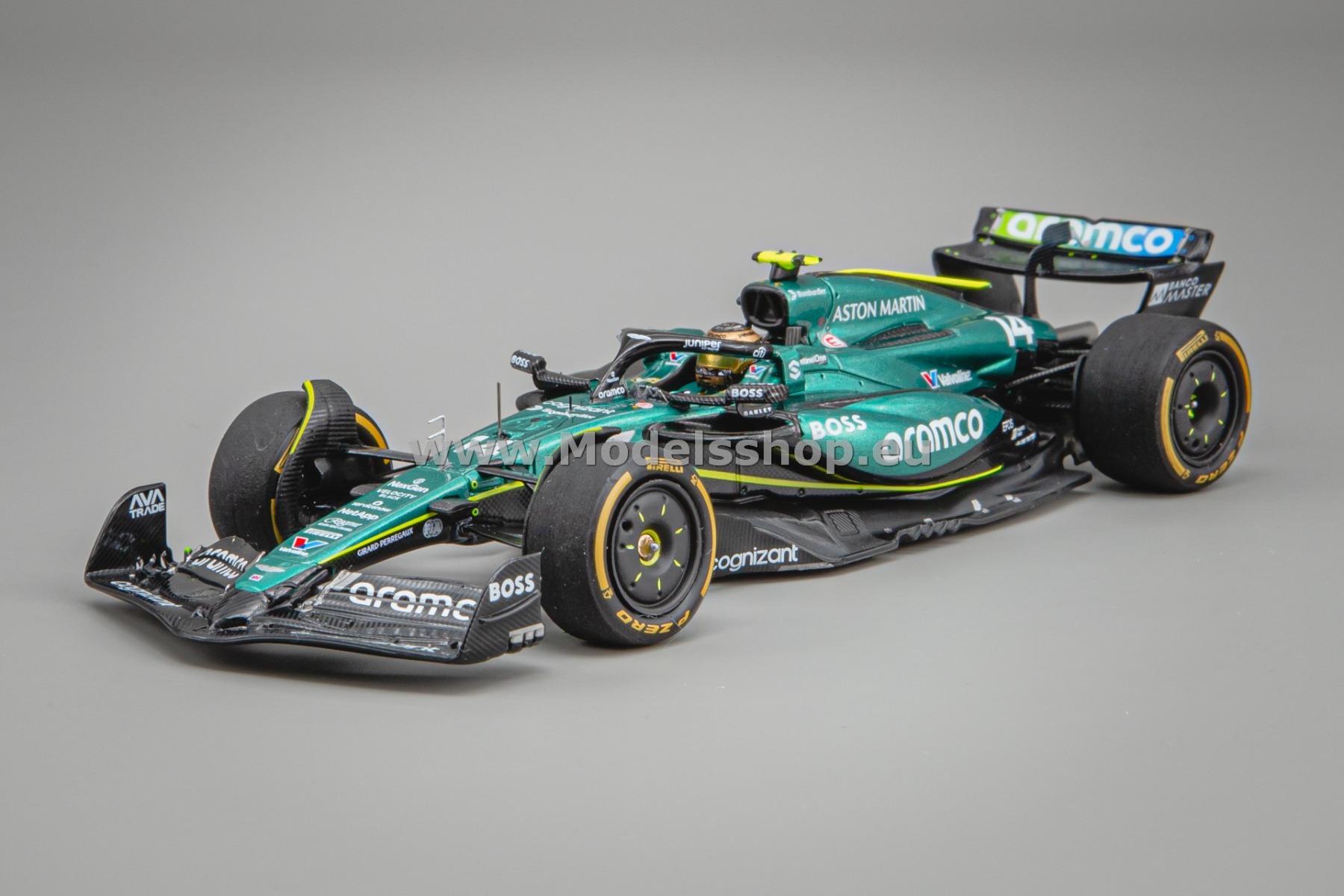 Spark S9553 Aston Martin AMR24 Aston Martin Aramco F1 Team, No.14, Formula 1 Mexican GP 2024, Fernando Alonso