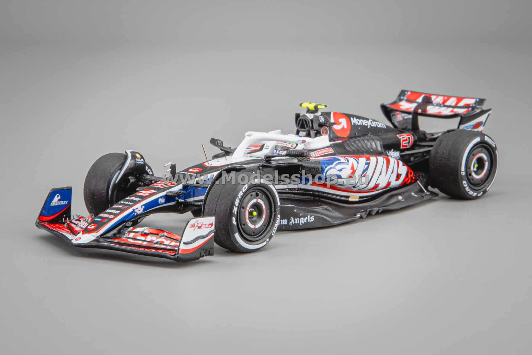 Spark S9557 Haas F1 Team VF24 Haas F1 Team, No.27, 8th US Formula 1 GP 2024, Nico Hulkenberg