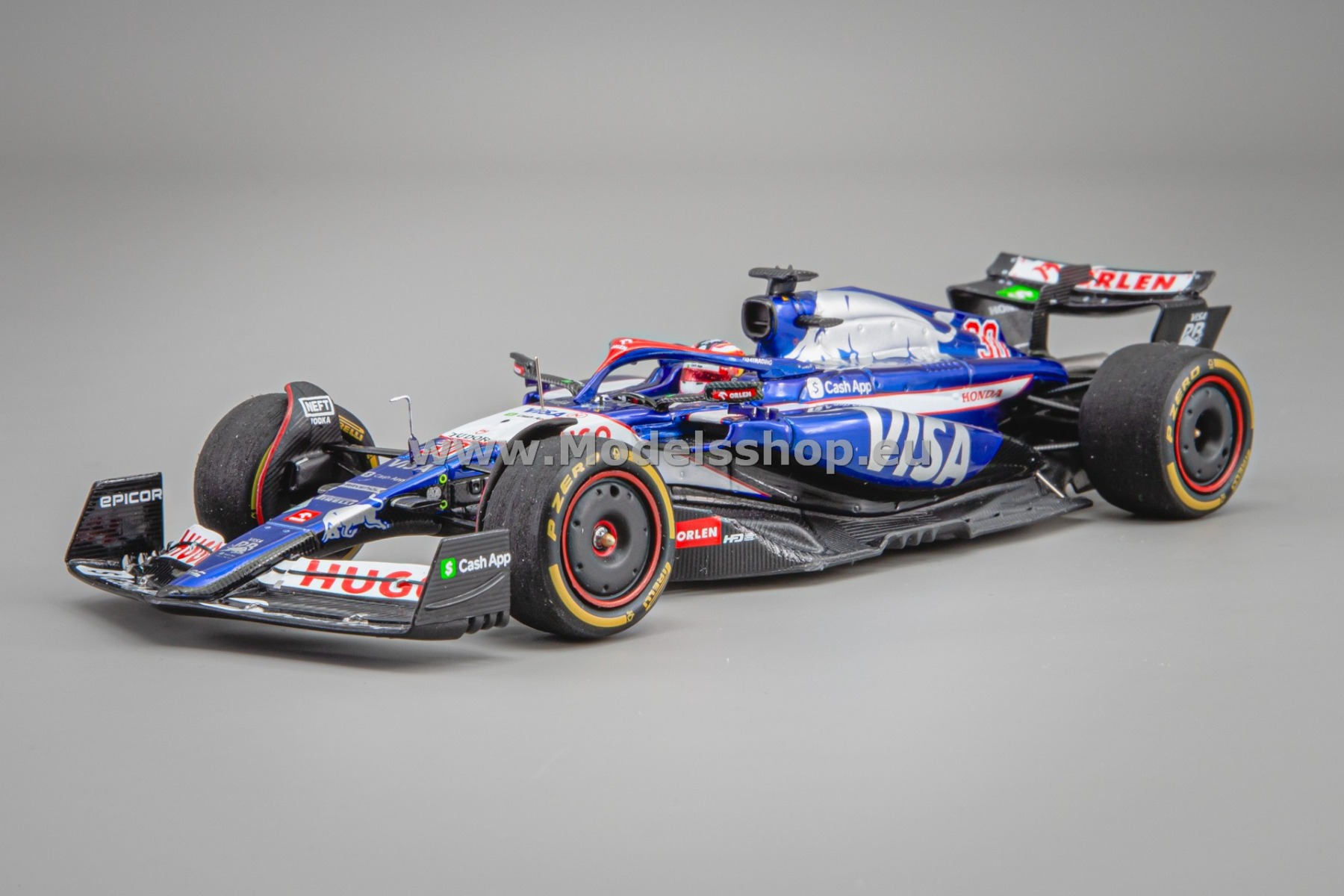 Spark S9558 Visa Cash App RB Formula One Team VCARB 01, No.30, 9th US F1 GP 2024, Liam Lawson