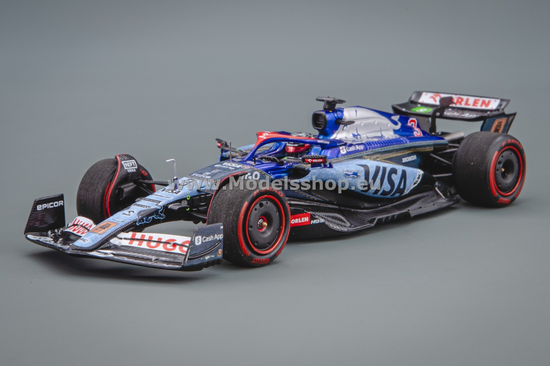 Spark S9562 Visa Cash App RB Formula One Team VCARB 01 No.3, F1 Fomula 1 Singapore GP 2024 Daniel Ricciardo