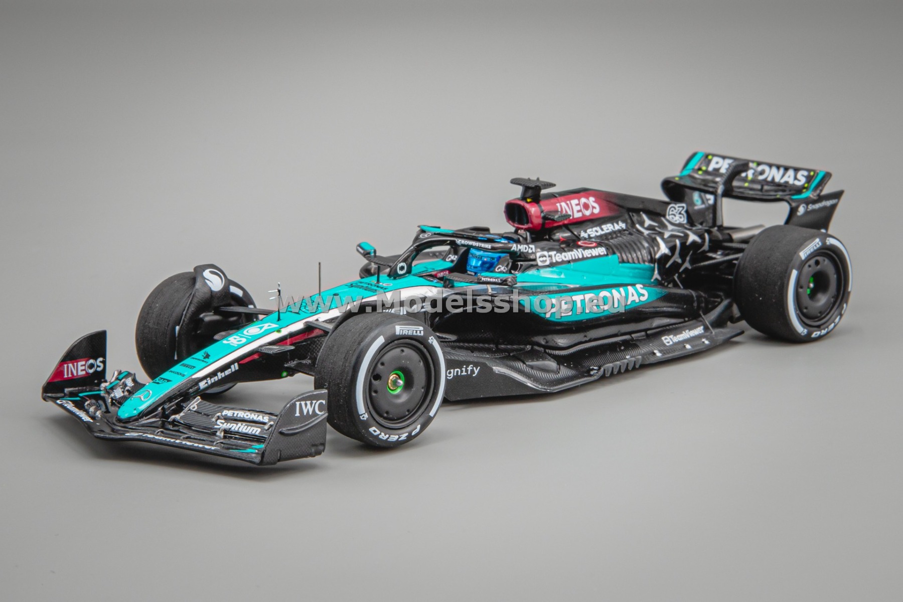 Spark S9569 Mercedes-AMG PETRONAS Formula One Team, No.63 F1 W15 E Performance, 4th Singapore GP 2024, George Russell