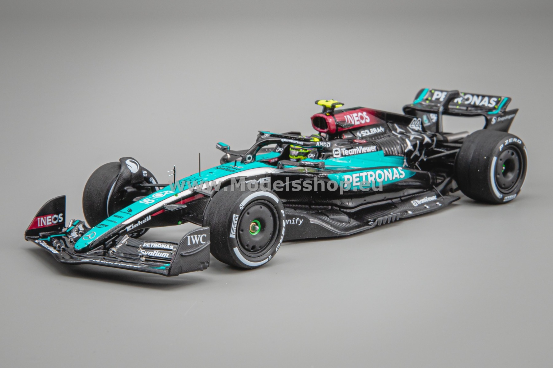 Spark S9570 Mercedes-AMG PETRONAS Formula One Team, No.44 F1 W15 E Performance, 6th Singapore GP 2024, Lewis Hamilton