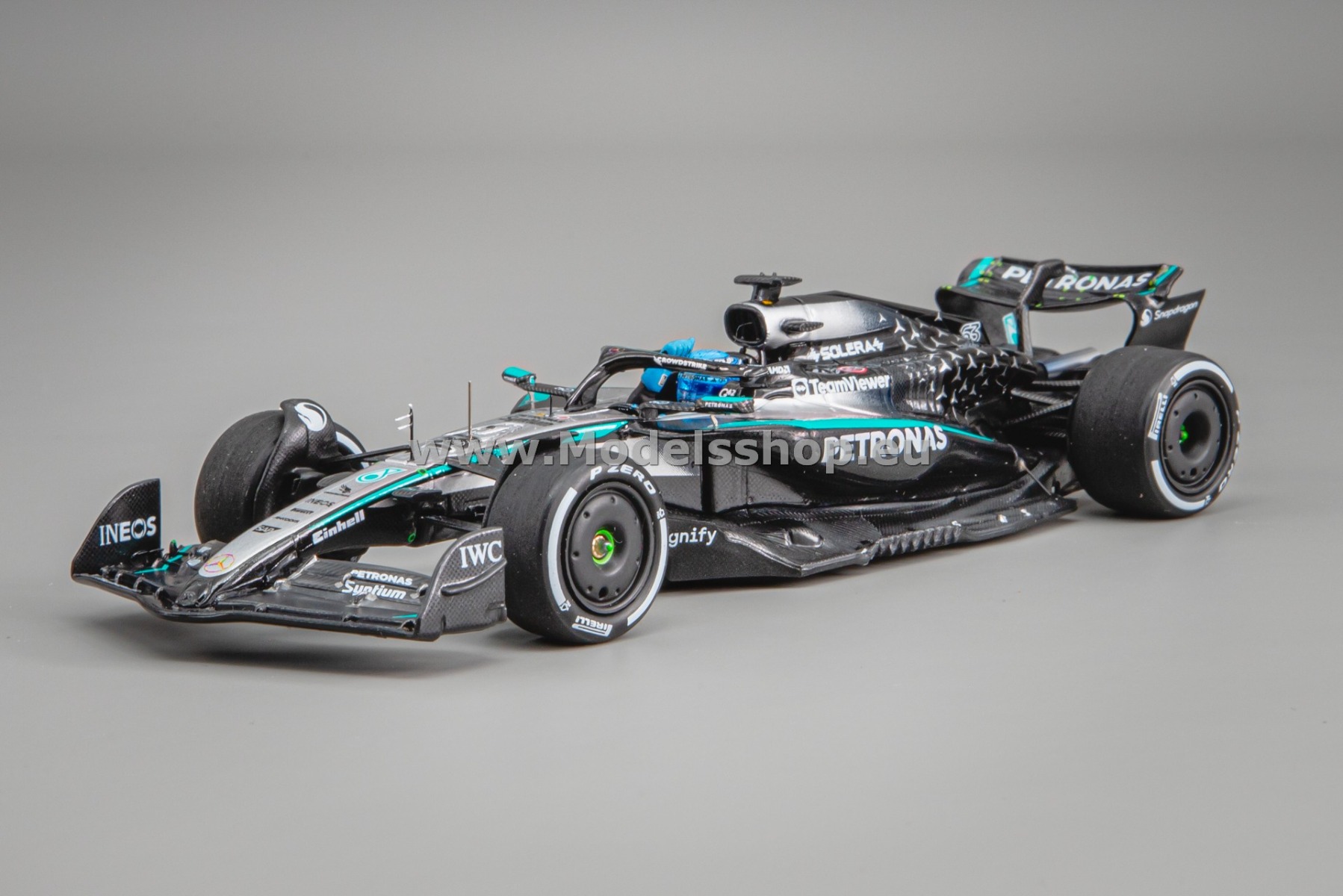Spark S9616 Mercedes W16 No.63 Mercedes-AMG PETRONAS Formula One Team F1, Winner Formula 1 Canadian GP 2025, George Russell