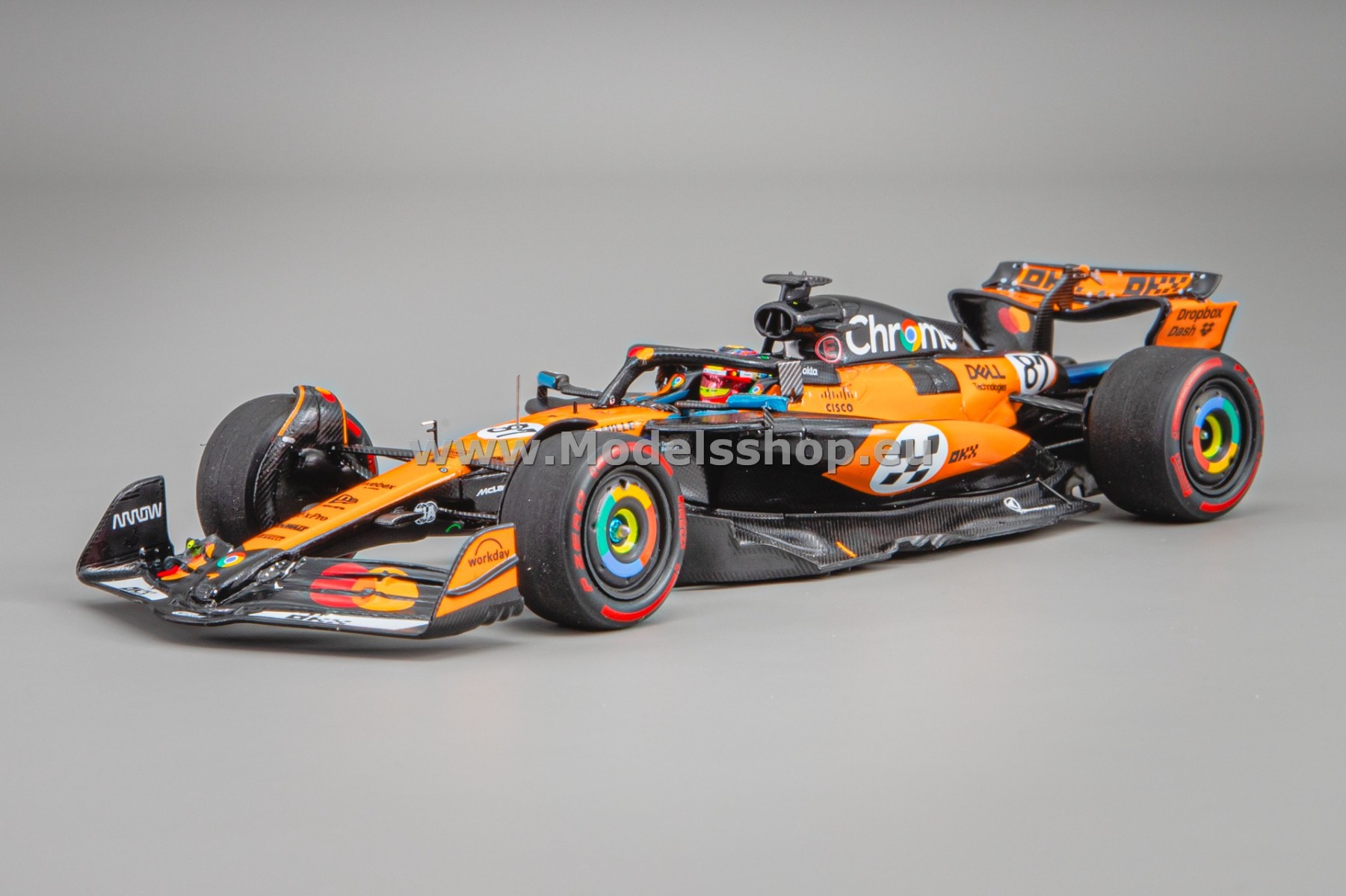 Spark S9621 McLaren MCL39 No.81 McLaren Formula 1 Team F1, Winner Formula 1 Spanish GP 2025, Oscar Piastri