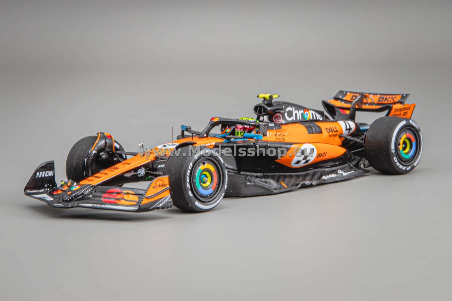 Spark S9622 McLaren MCL39 No.4 McLaren Formula 1 Team, Winner F1 Monaco GP 2025, Lando Norris