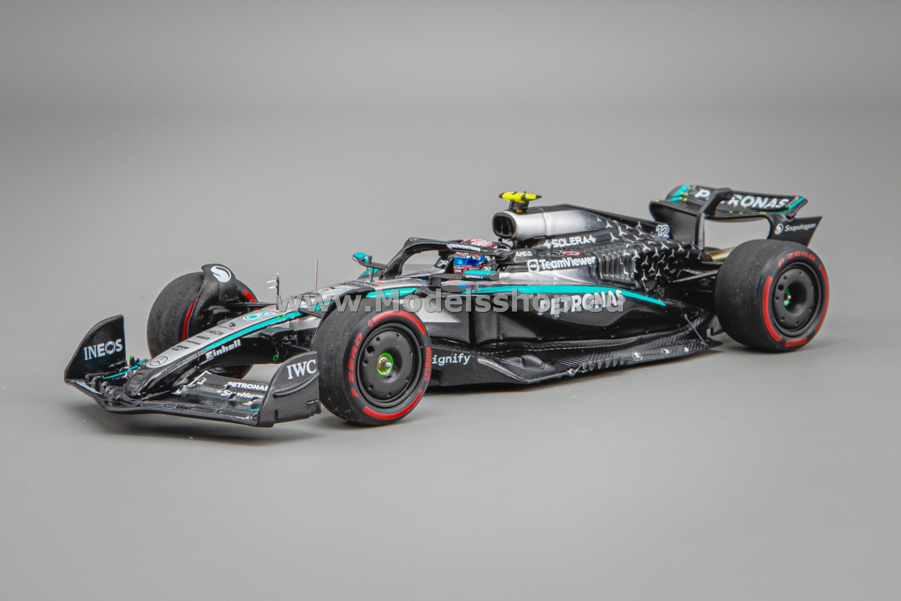 Spark S9627 Mercedes W16 No.12 Mercedes-AMG PETRONAS Formula One Team, F1 Sprint, Qualifying Pole, Formula 1 Miami GP 2025, Kimi Antonelli