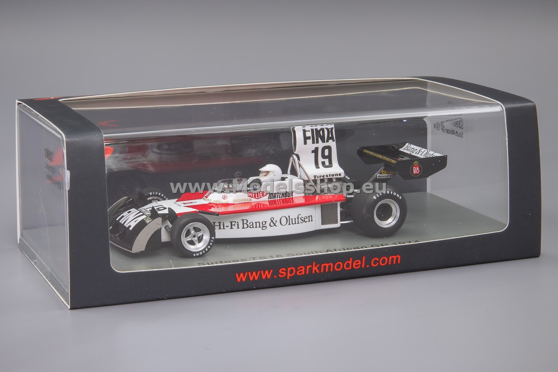 Spark S9652 Surtees TS16, No.19, Formula 1 South African GP Spark S9652 Surtees TS16, No.19, Formula 1 South African GP