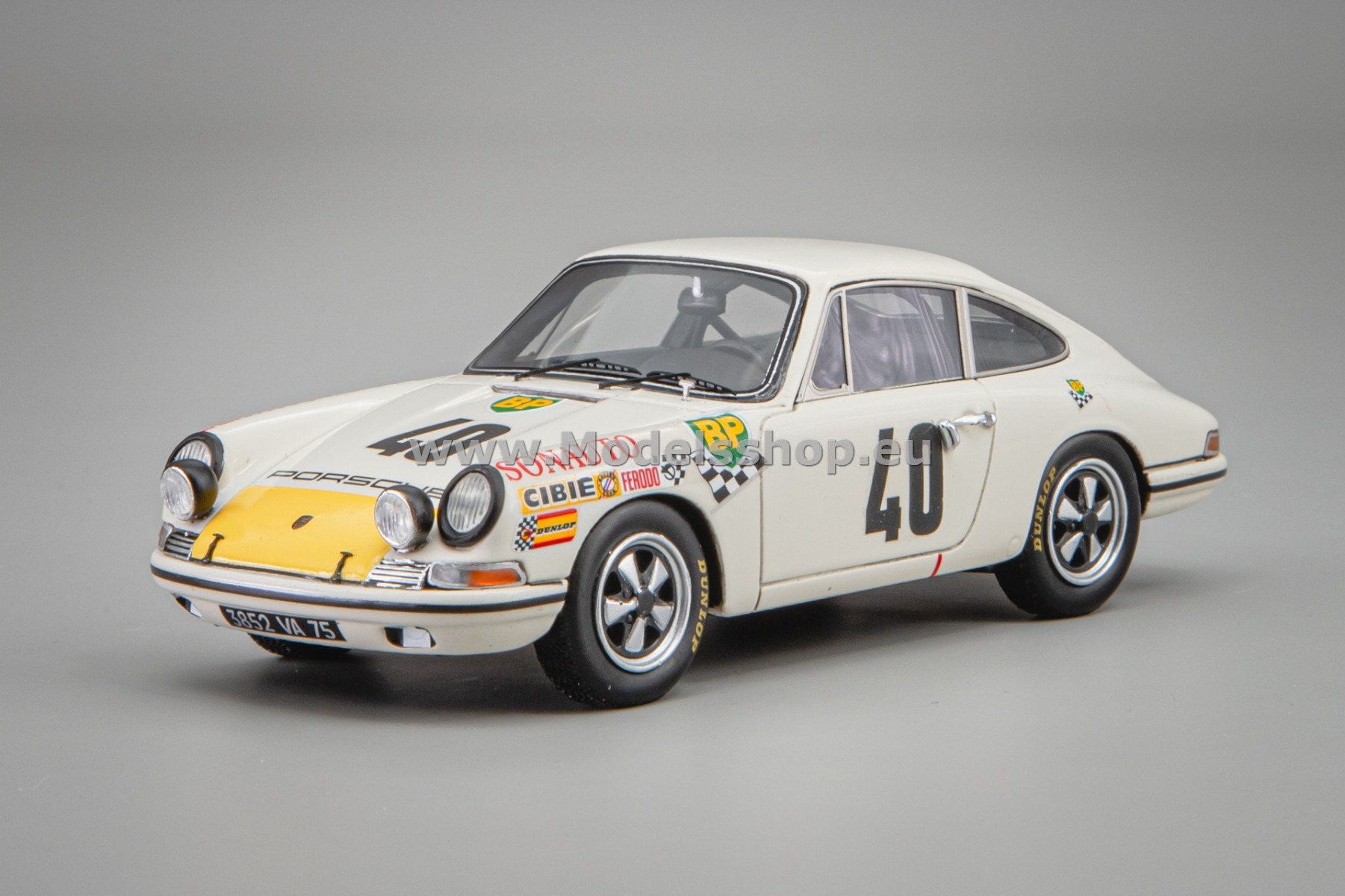 Spark S9743 Porsche 911S No.40 Le Mans 24H 1969 L. Ballot Claude - C. Guy